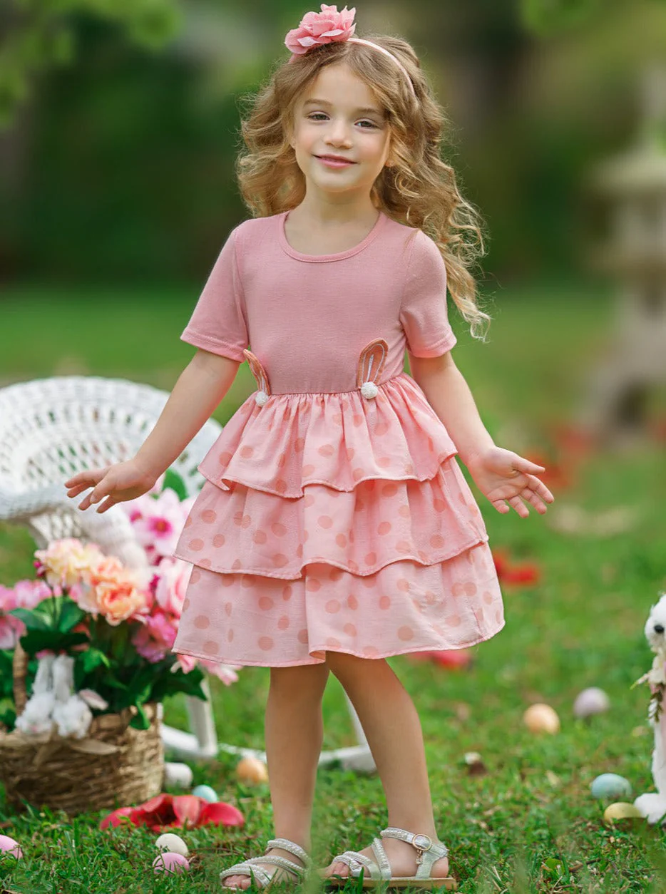 Earresistible Dotted Tiered Easter Dress - Image 3