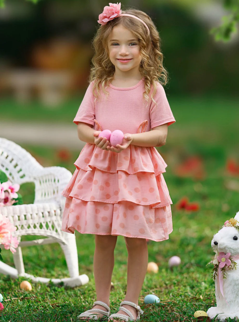 Earresistible Dotted Tiered Easter Dress - Image 5