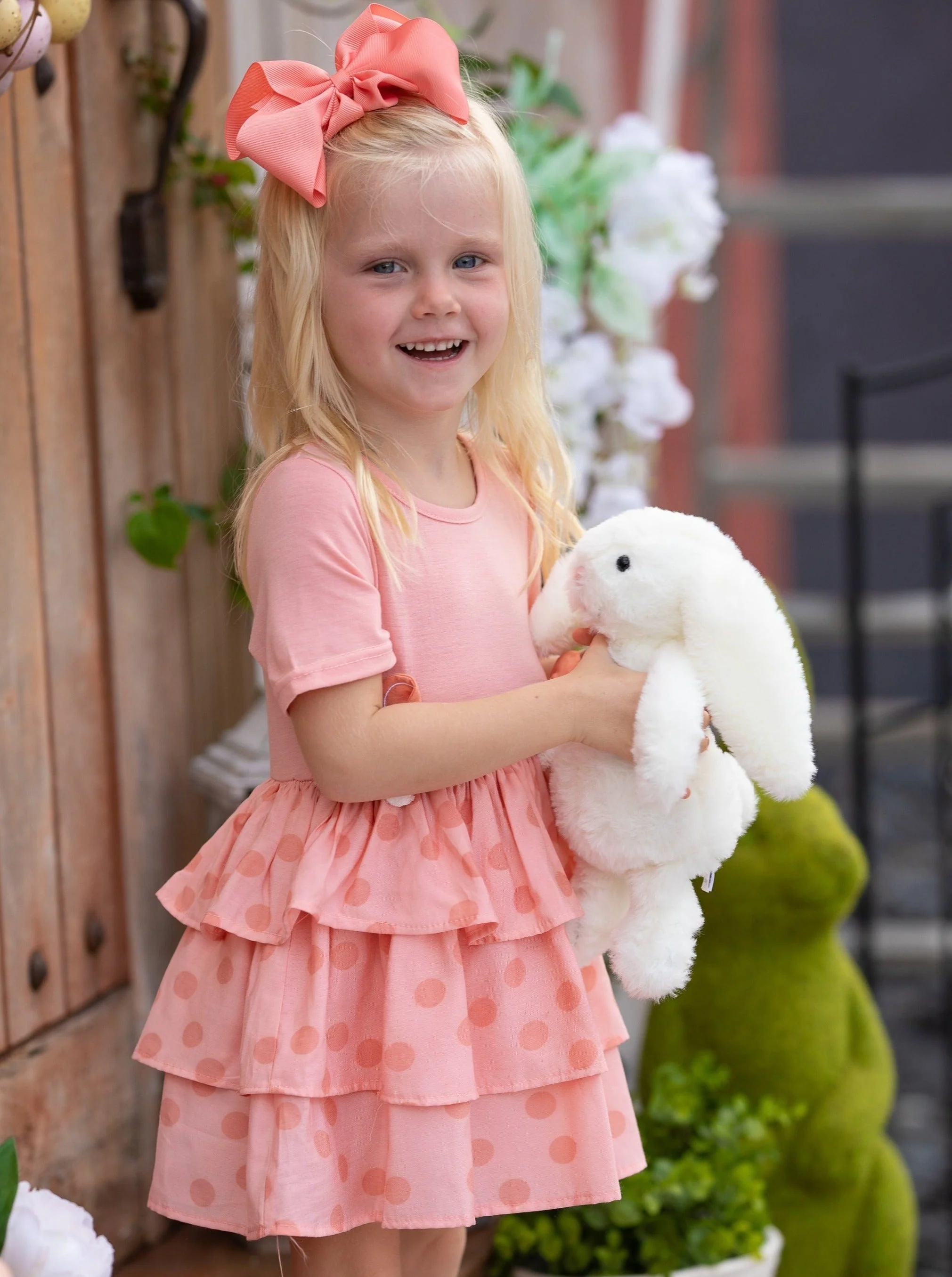 Earresistible Dotted Tiered Easter Dress - Image 8