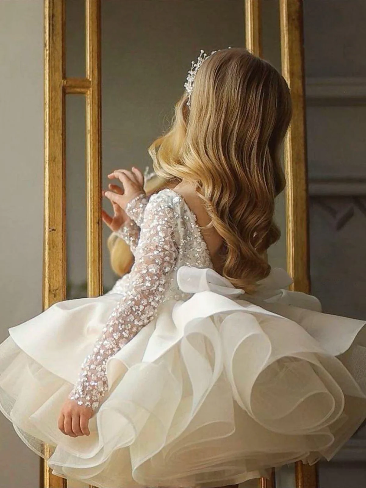 My Fabulous Life Backless Tulle Special Occasion Dress - Image 3