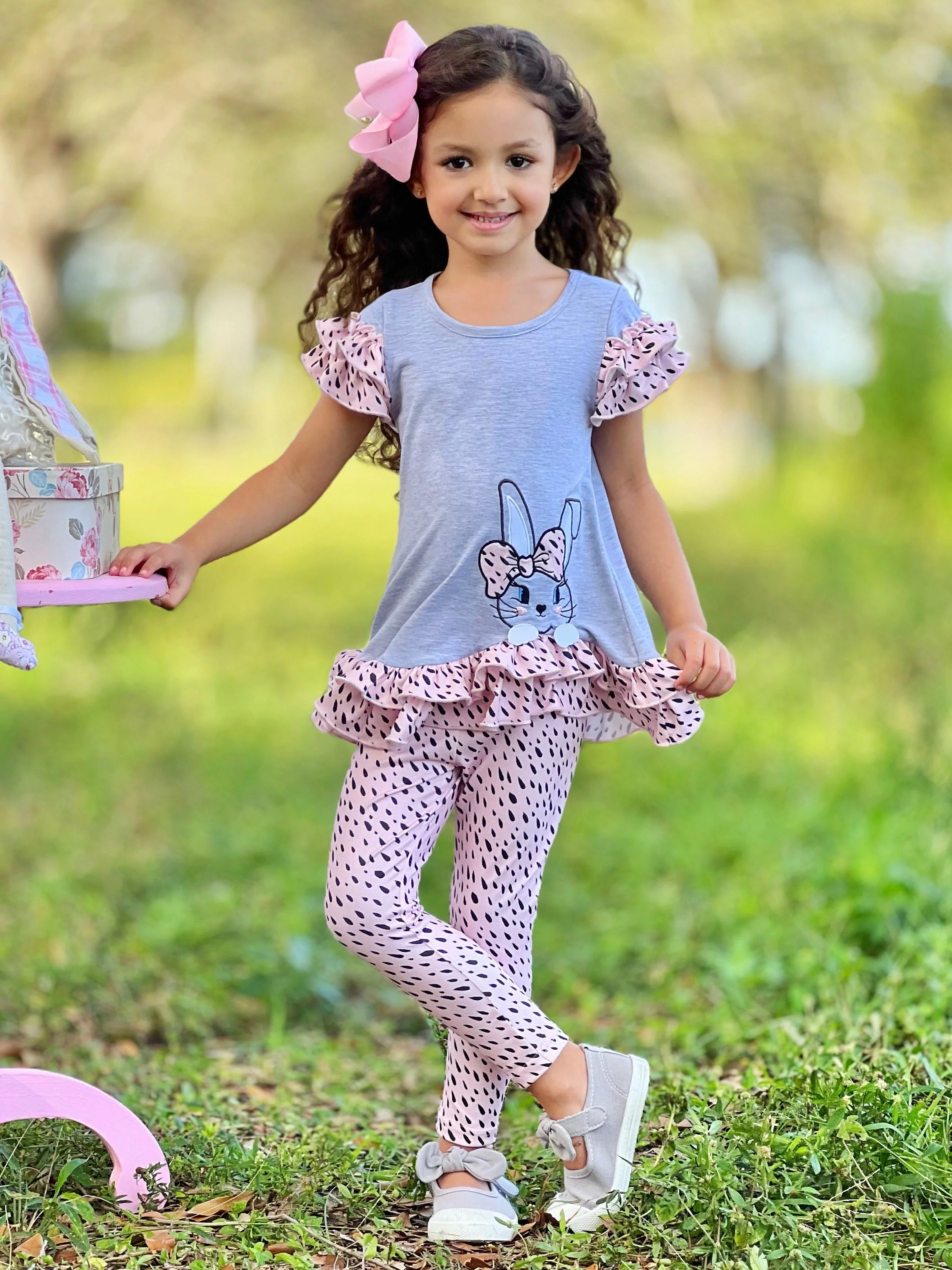 Bunny So Comfy Spotted Legging Set - Image 3