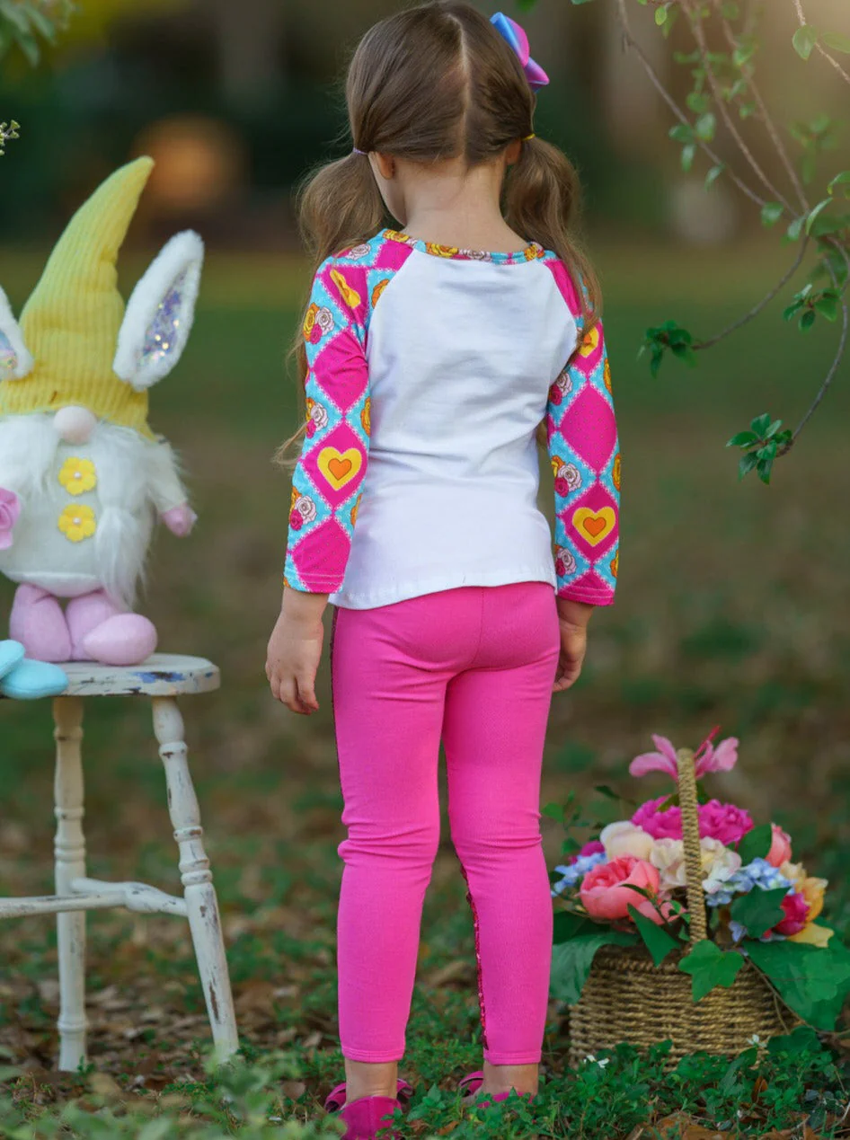 Easter Egg Magic Sparkle Legging Set - Image 4