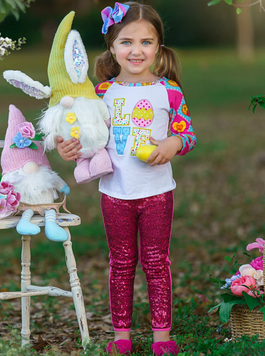 Easter Egg Magic Sparkle Legging Set - Image 6