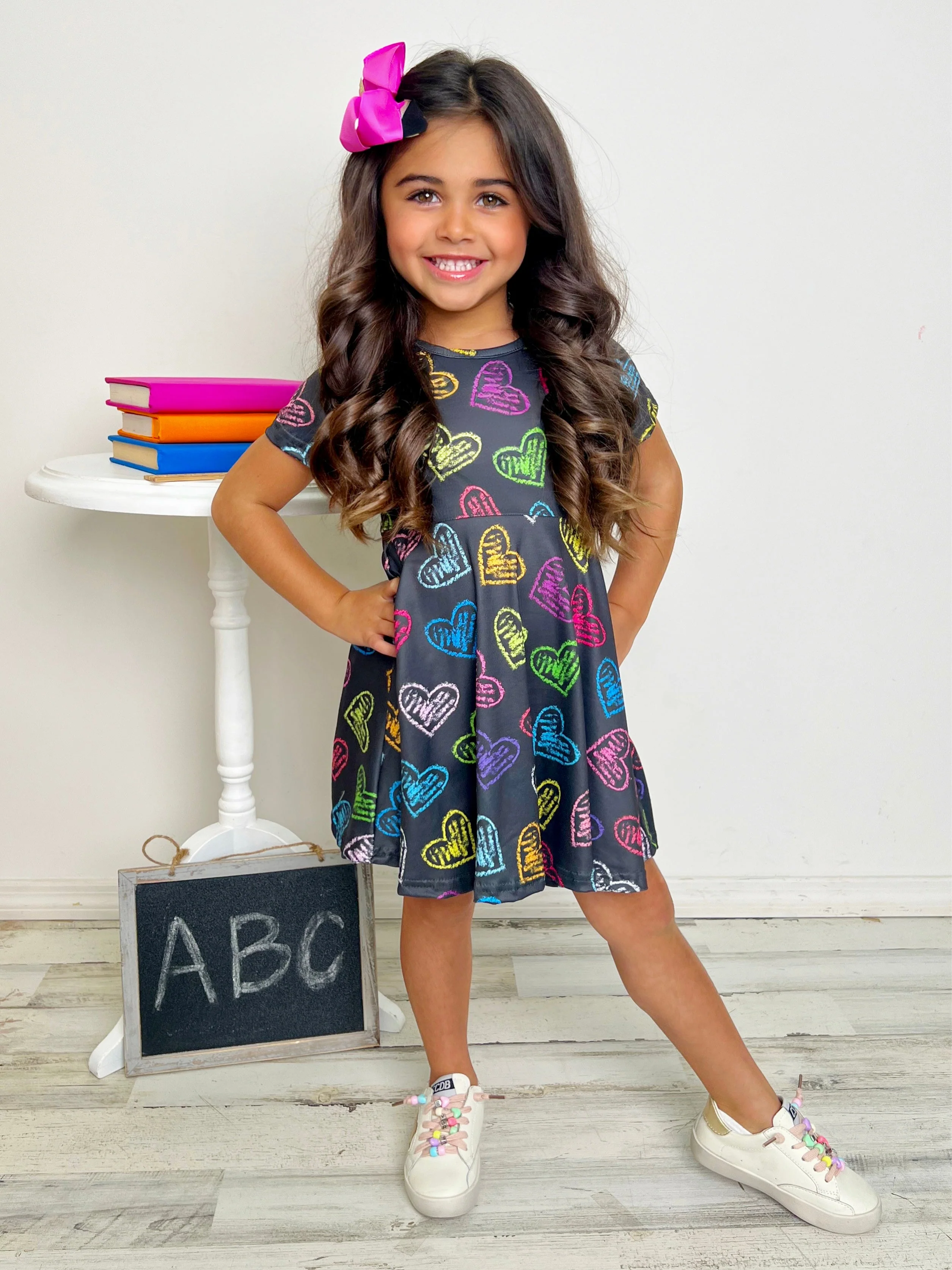 Loves To Learn Electric Hearts Dress - Image 7