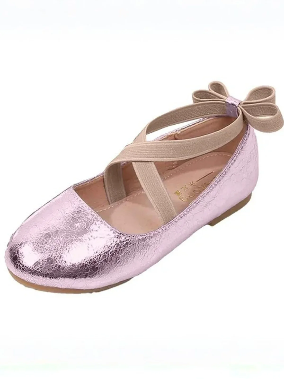 Girls Elegant Bow-Tie Ballet Flats by Liv and Mia - Image 5