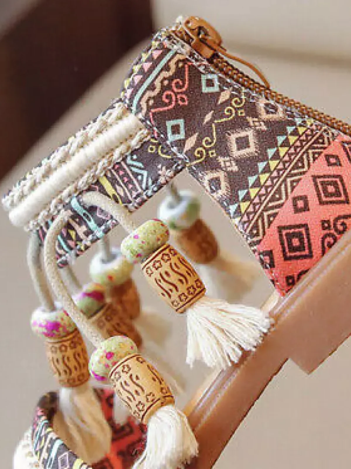 Boho Tassel Gladiator Sandals by Liv and Mia - Image 7