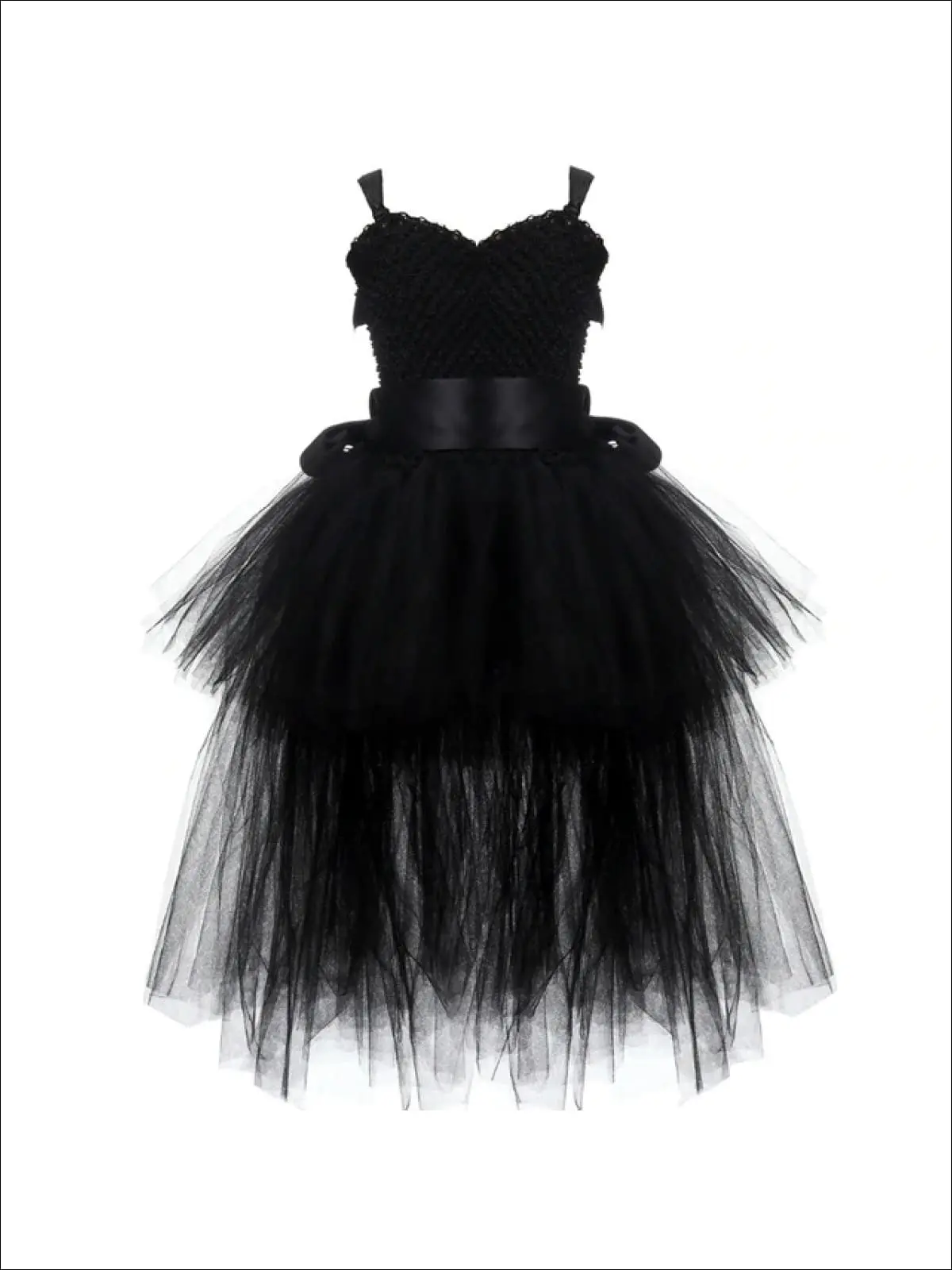 Girls Dark Black Unicorn Tutu Costume Dress - Image 7