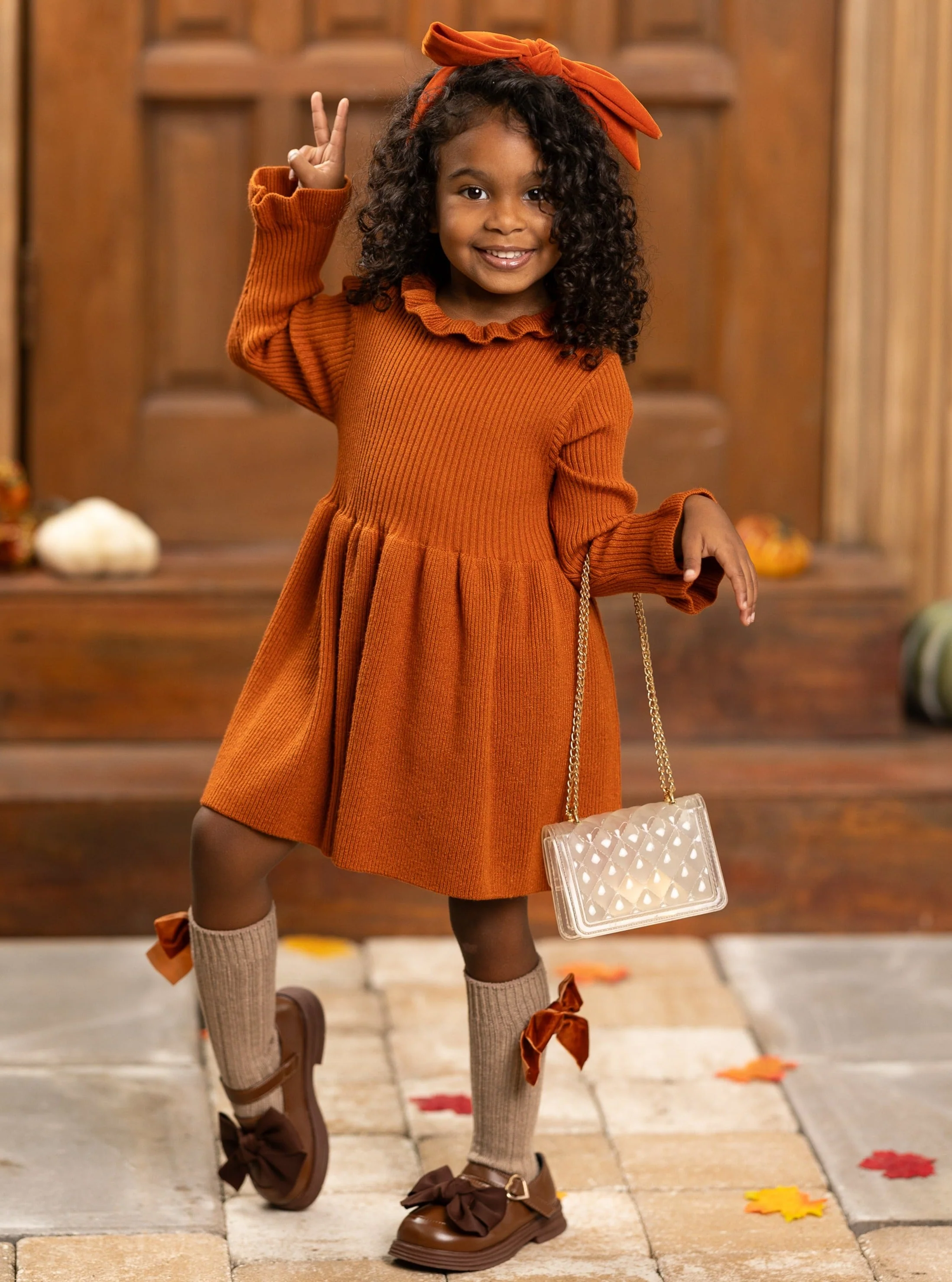 Making Fall Memories Knit Sweater Dress - Image 2