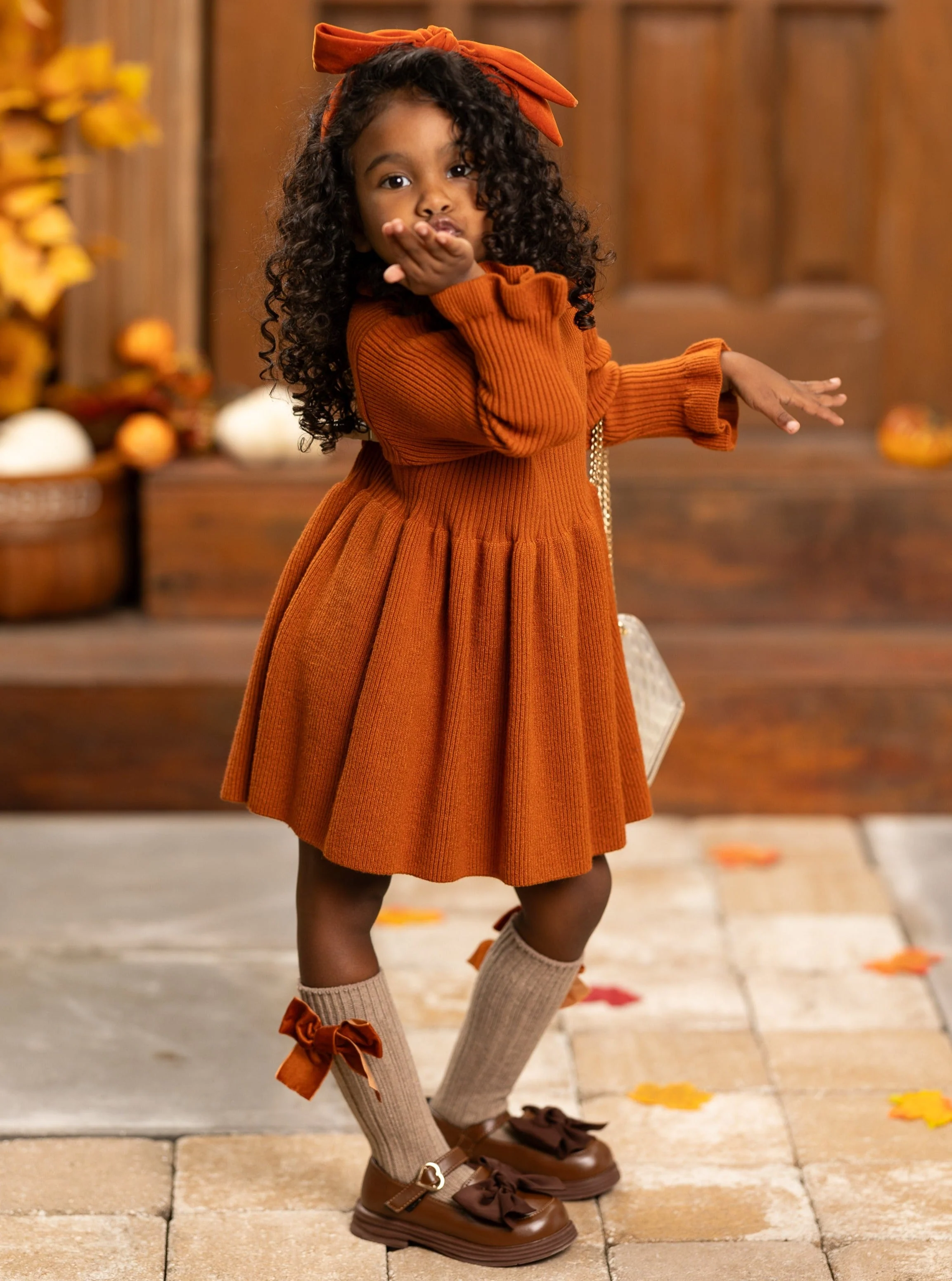 Making Fall Memories Knit Sweater Dress - Image 3