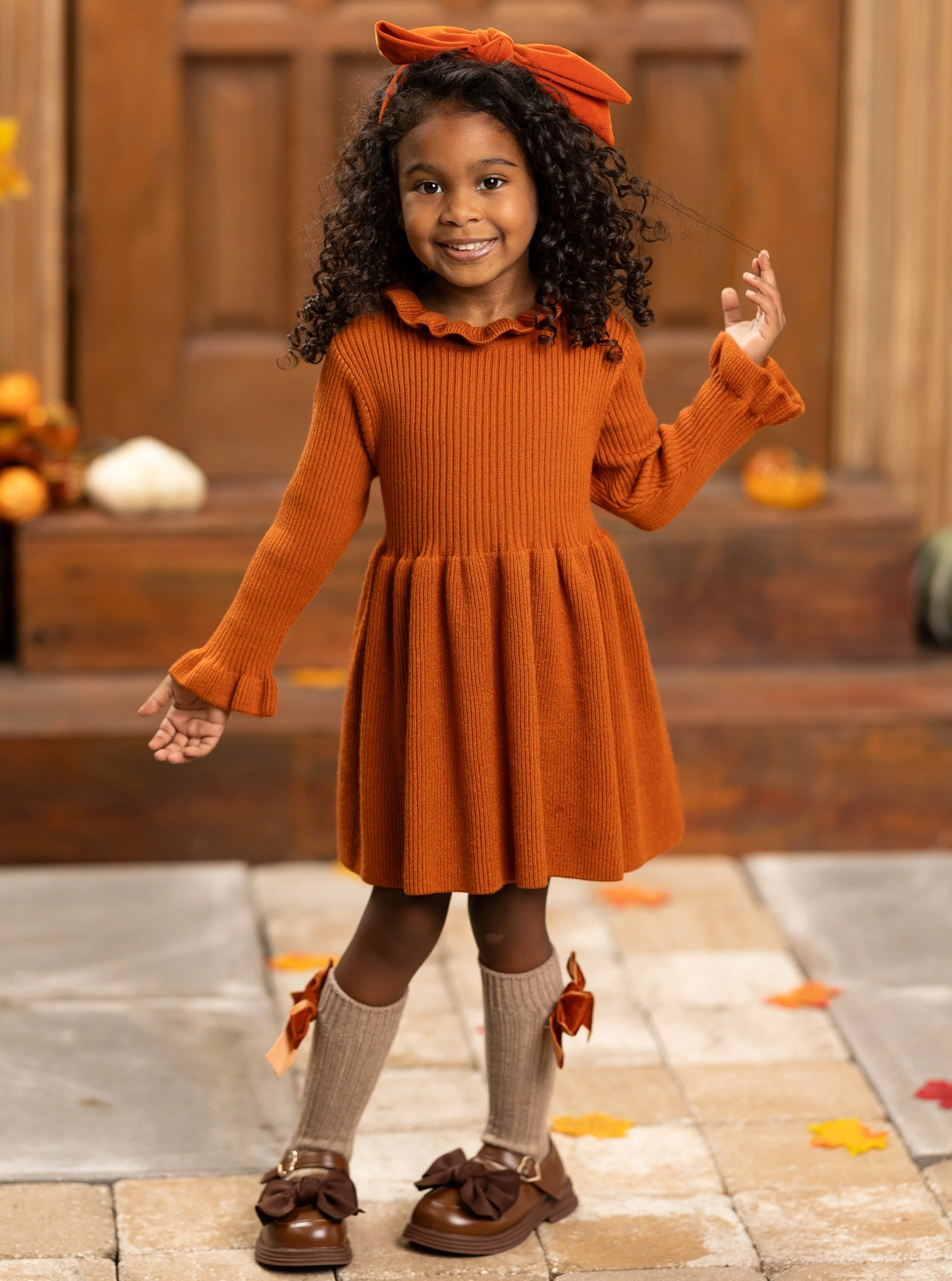 Making Fall Memories Knit Sweater Dress - Image 4