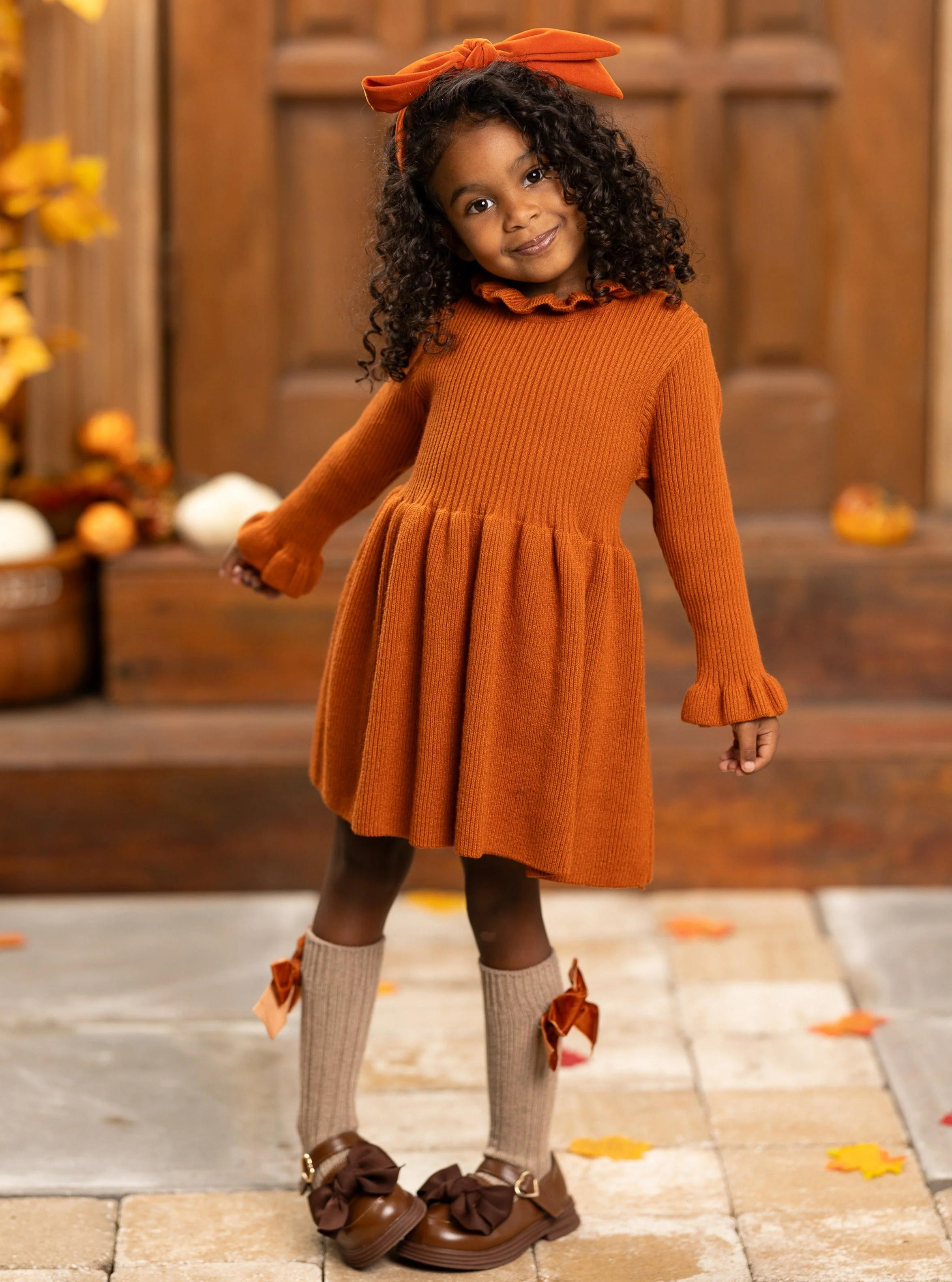 Making Fall Memories Knit Sweater Dress - Image 5