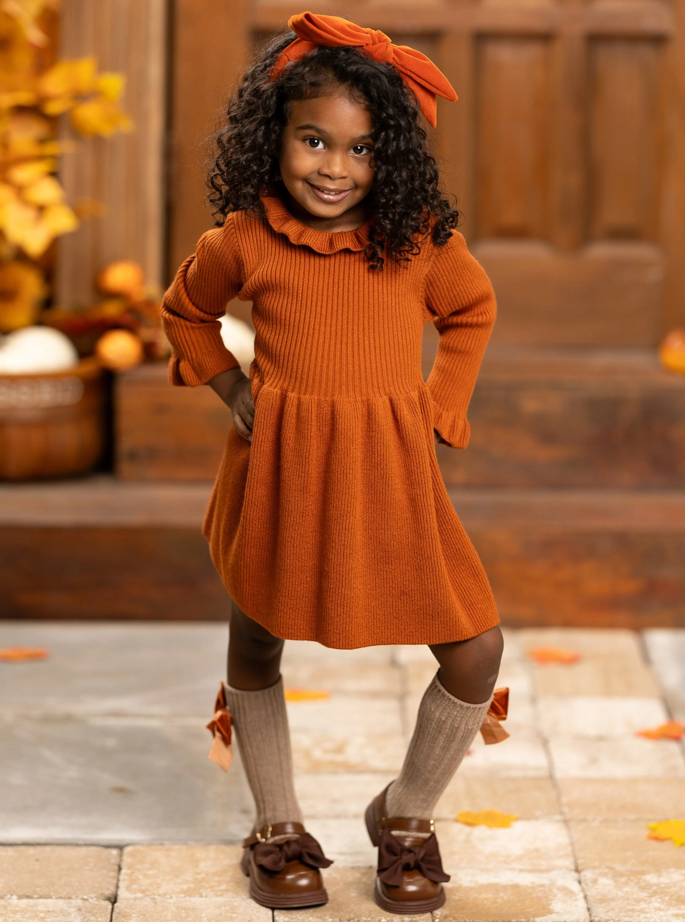 Making Fall Memories Knit Sweater Dress - Image 7