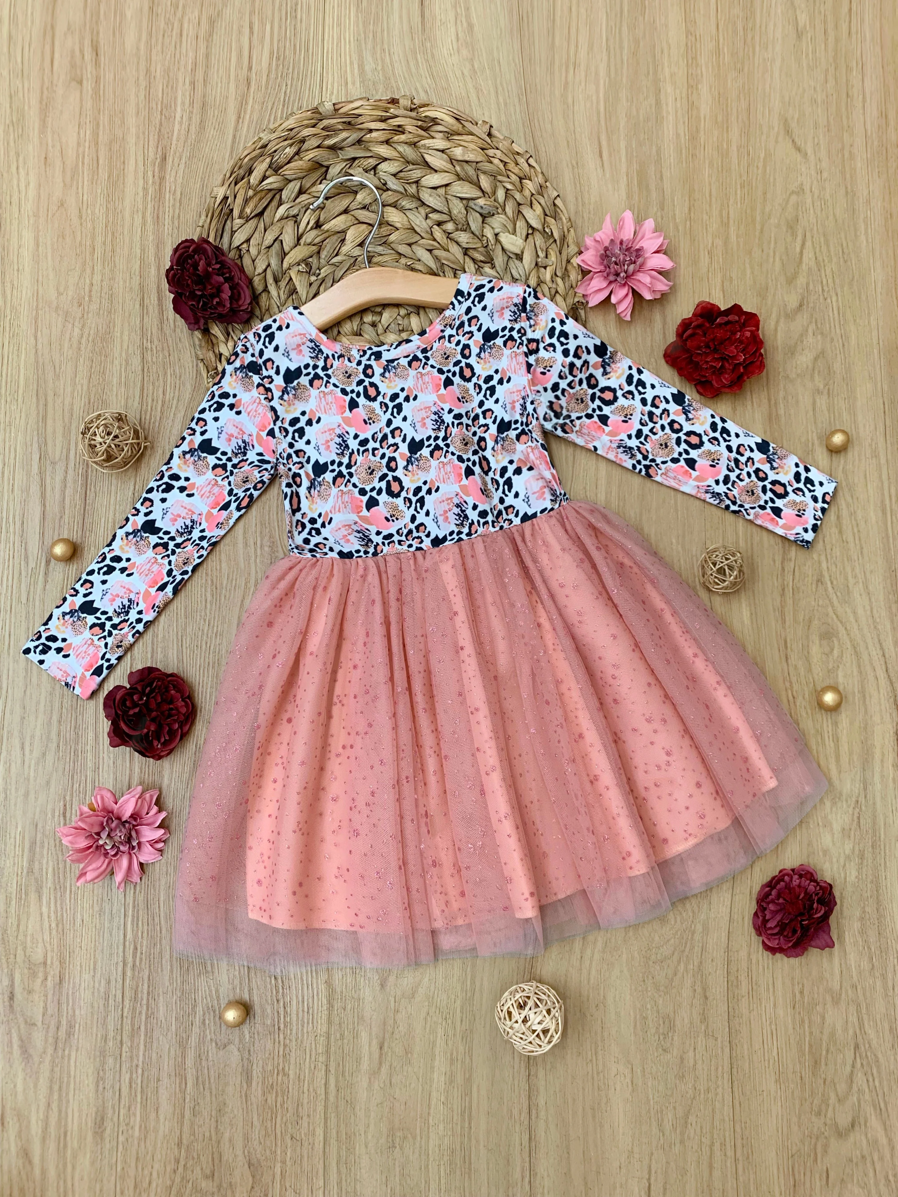 Wild Rose Leopard Print Tutu Dress - Image 5