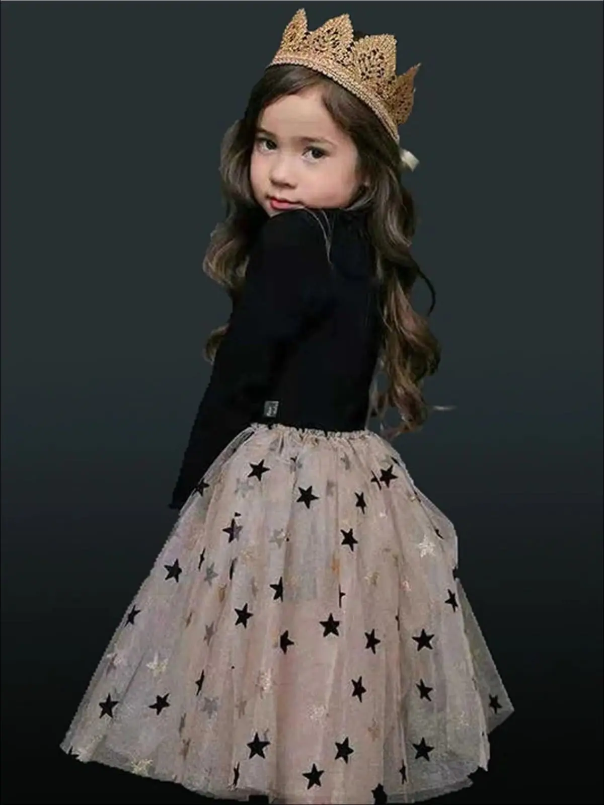Eyes To The Skies Sweater Tutu Dress - Image 2