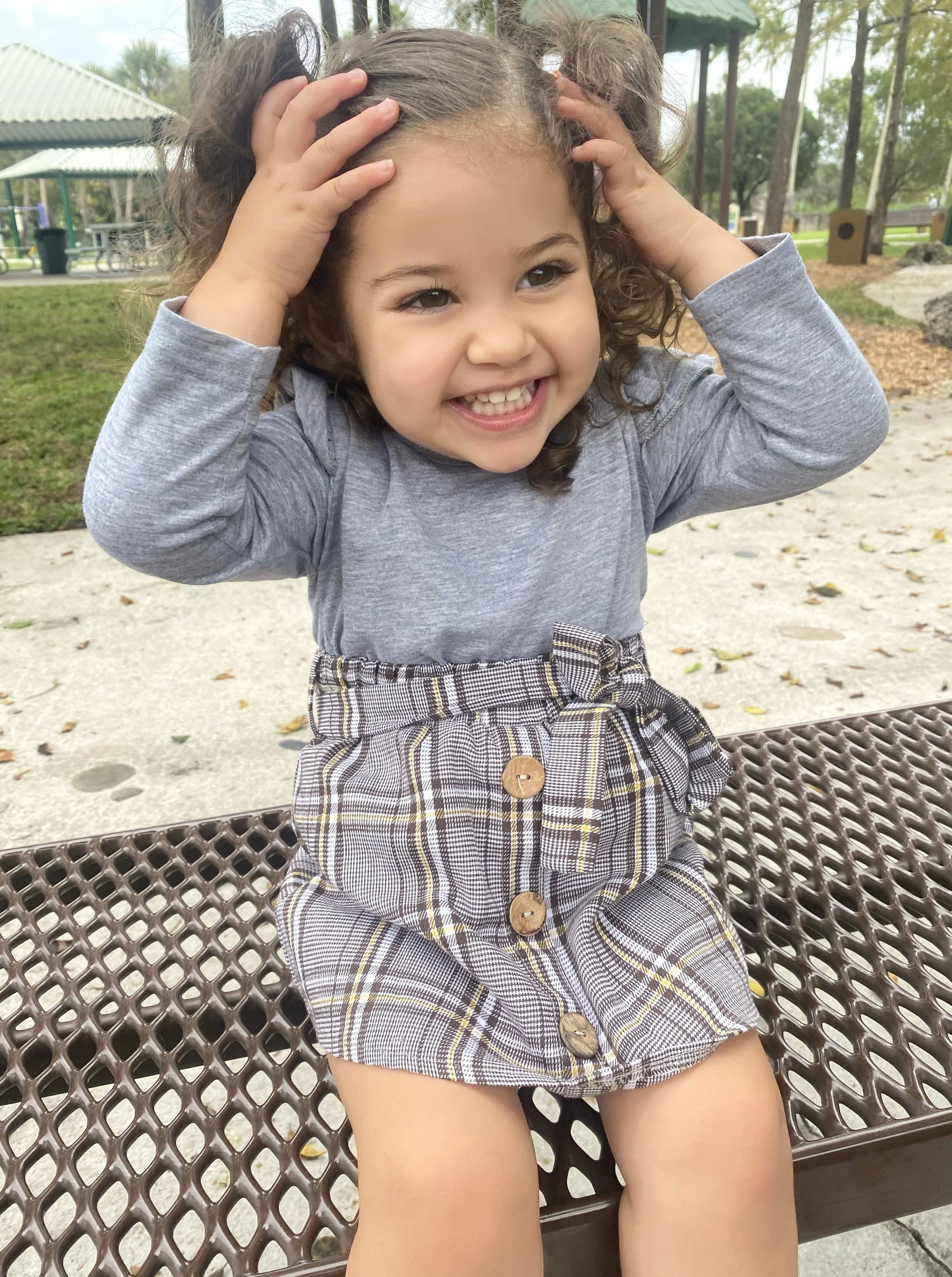Preppy and Fab Top and Plaid Skirt Set - Image 6