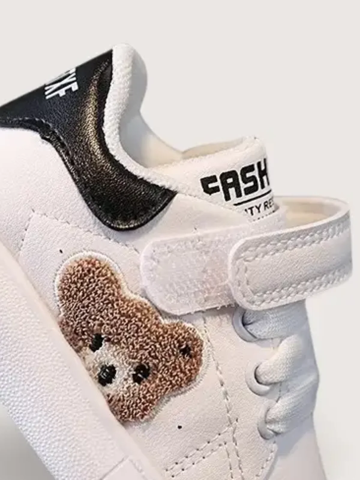 Girls Fashion Teddy Bear Sneakers By Liv and Mia - Image 6