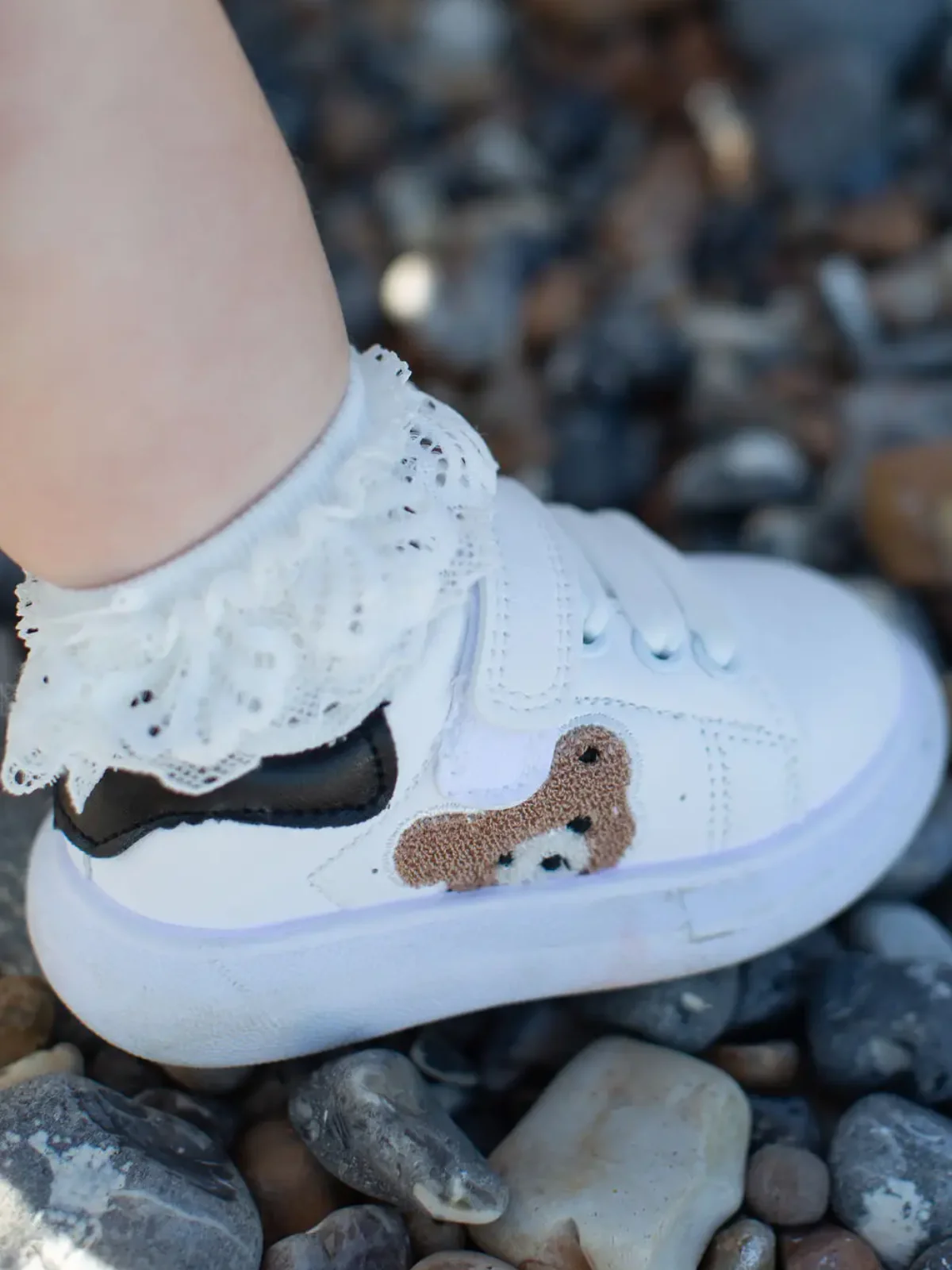 Girls Fashion Teddy Bear Sneakers By Liv and Mia - Image 7
