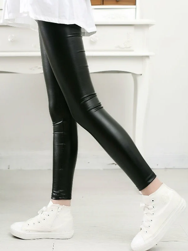 Streetwear Elite Vegan Leather Leggings - Image 4