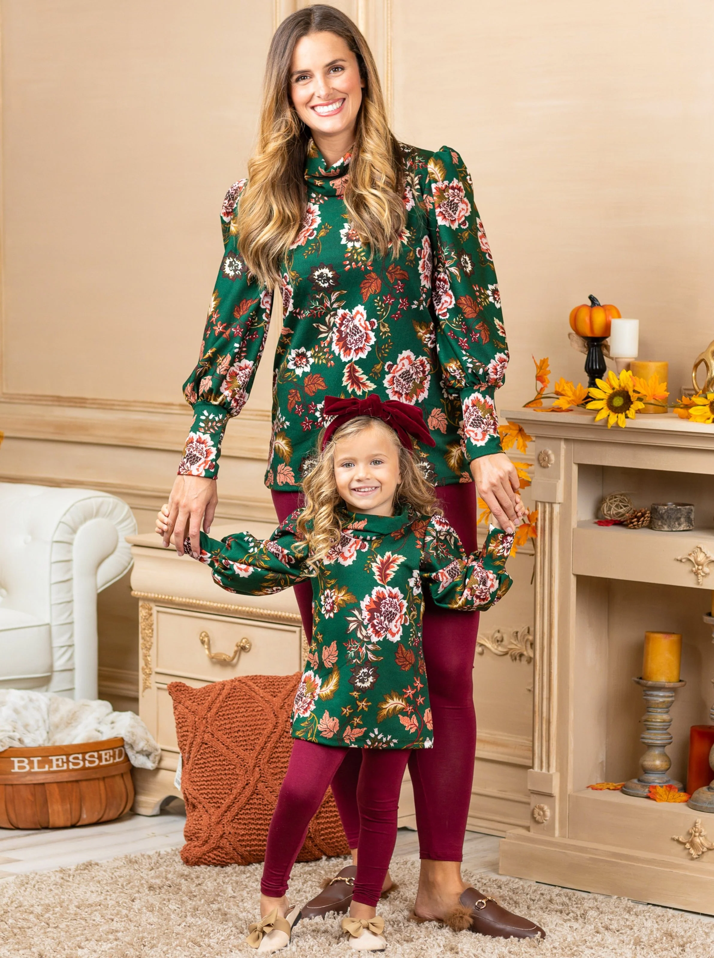 Mommy and Me Floral Chic Legging Set - Image 6