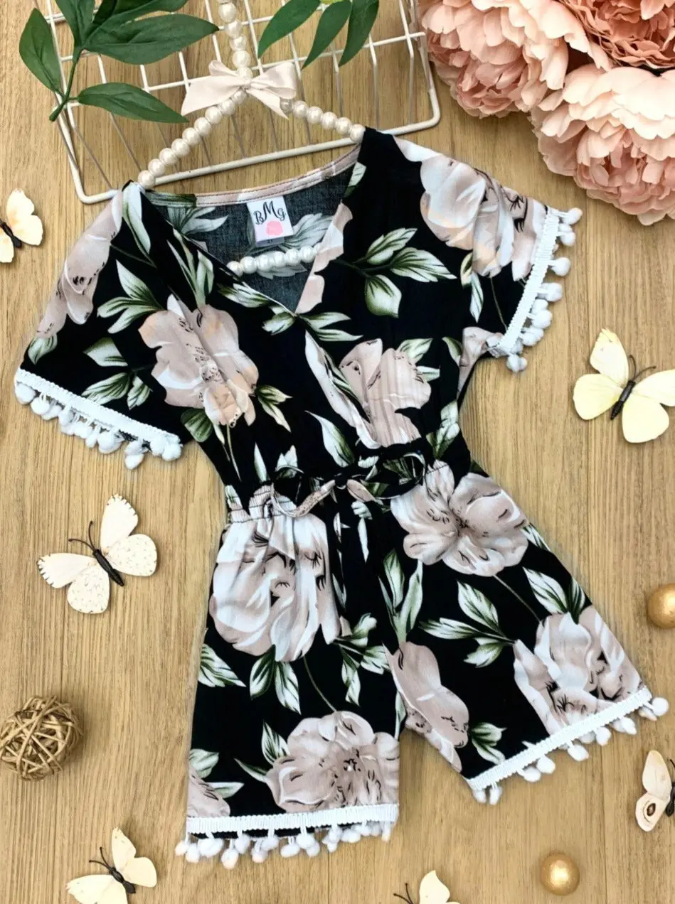 A Day In The Life Pom Pom Romper - Image 3