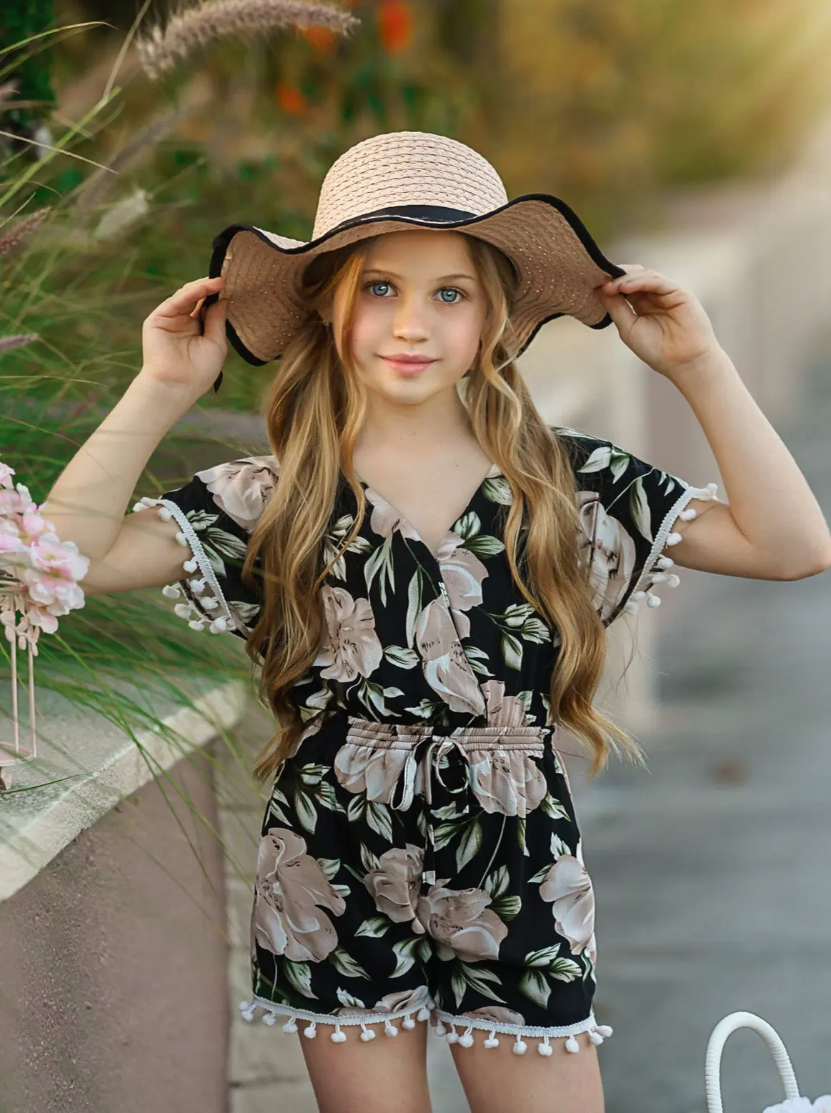 A Day In The Life Pom Pom Romper - Image 6