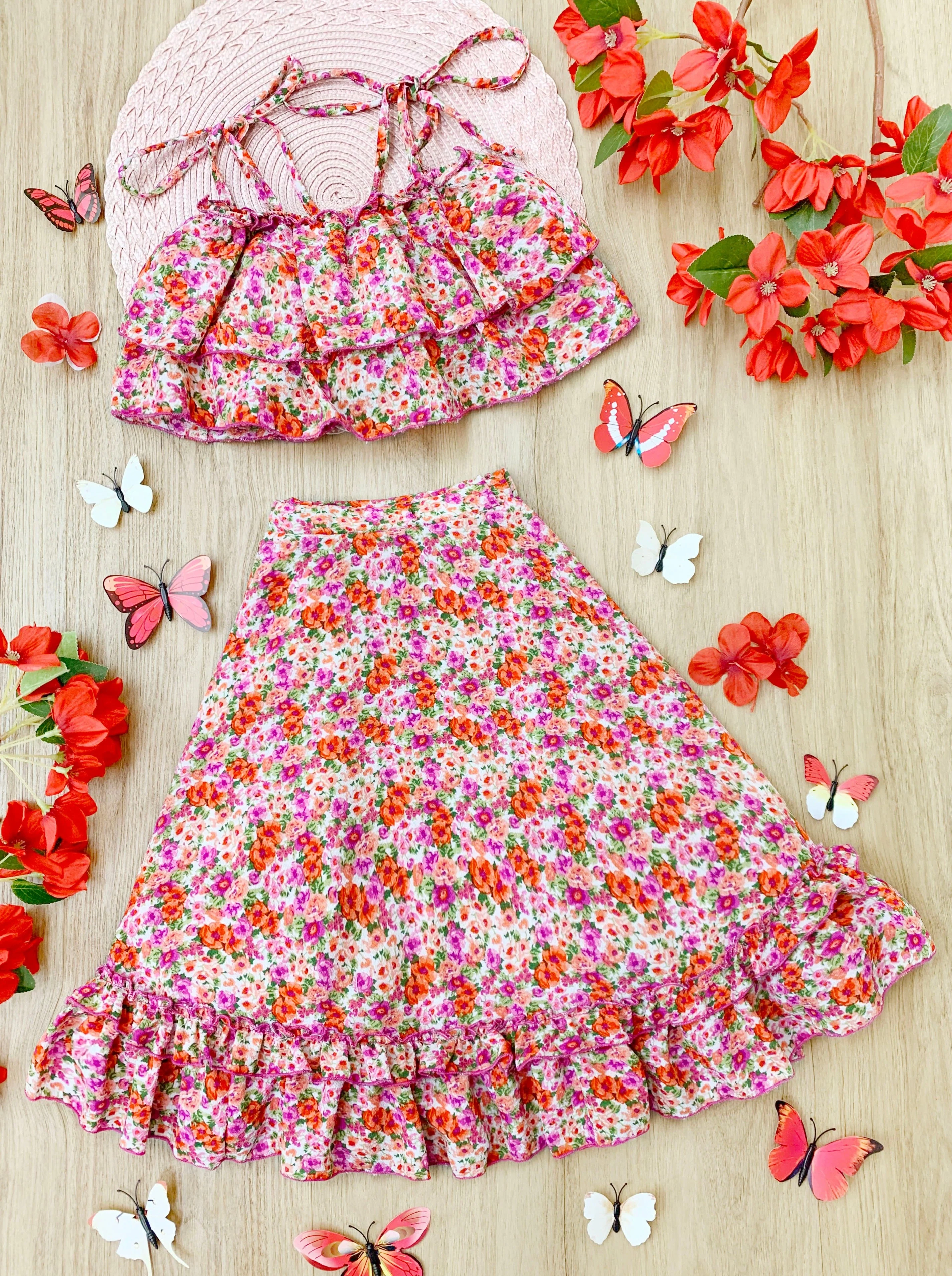 Flower Fairy Cami Top and Maxi Skirt Set - Image 3