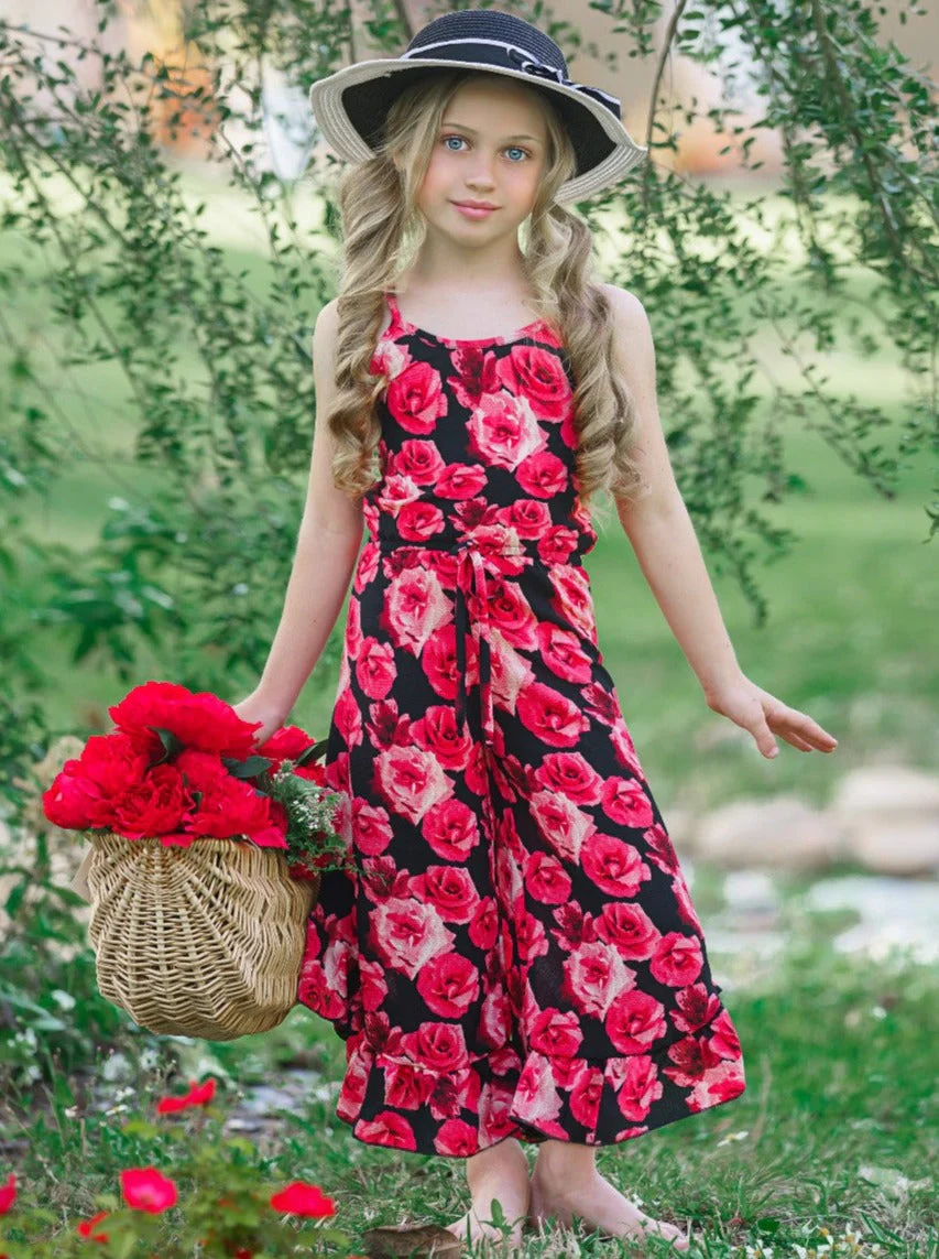 Flowers Are Forever Ruffle Hem Jumpsuit - Image 10