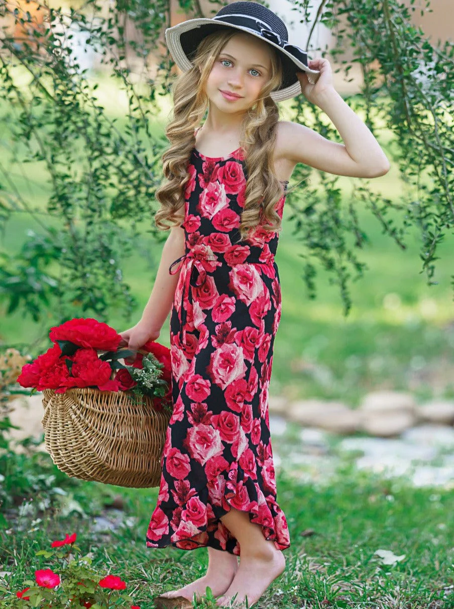 Flowers Are Forever Ruffle Hem Jumpsuit - Image 8