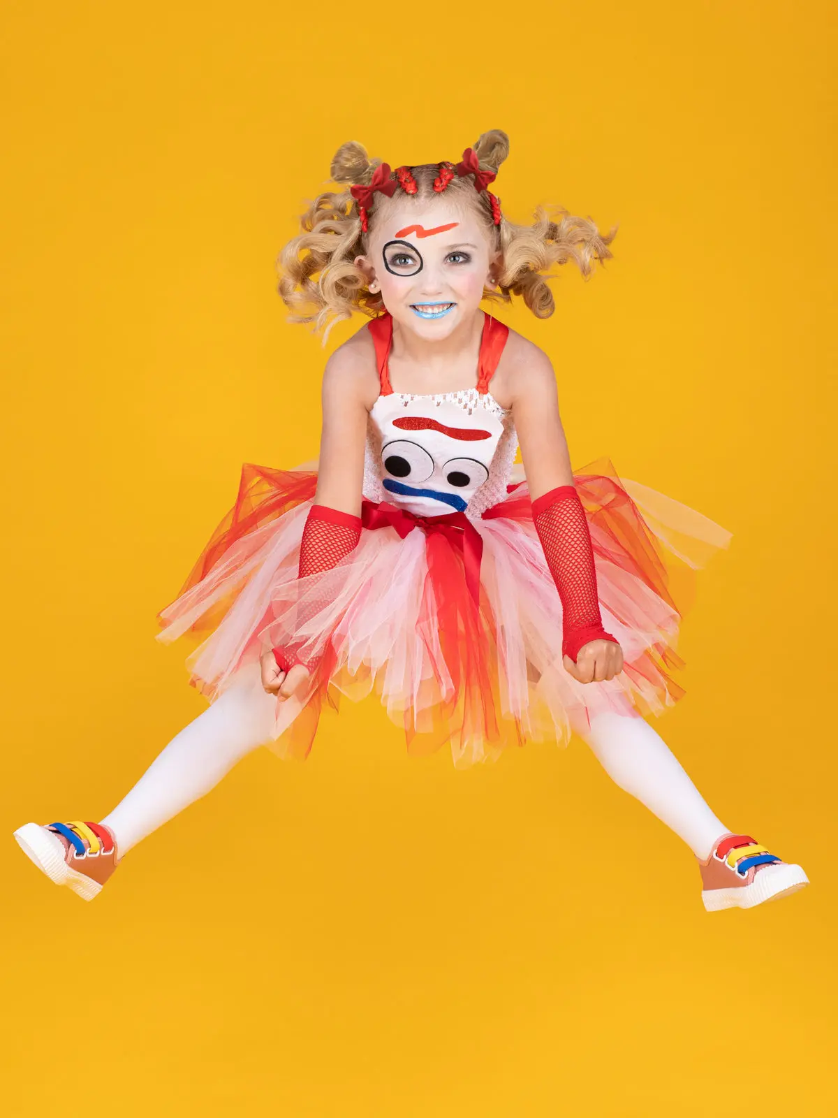 Girls Forky Toy Tutu Costume Dress - Image 5