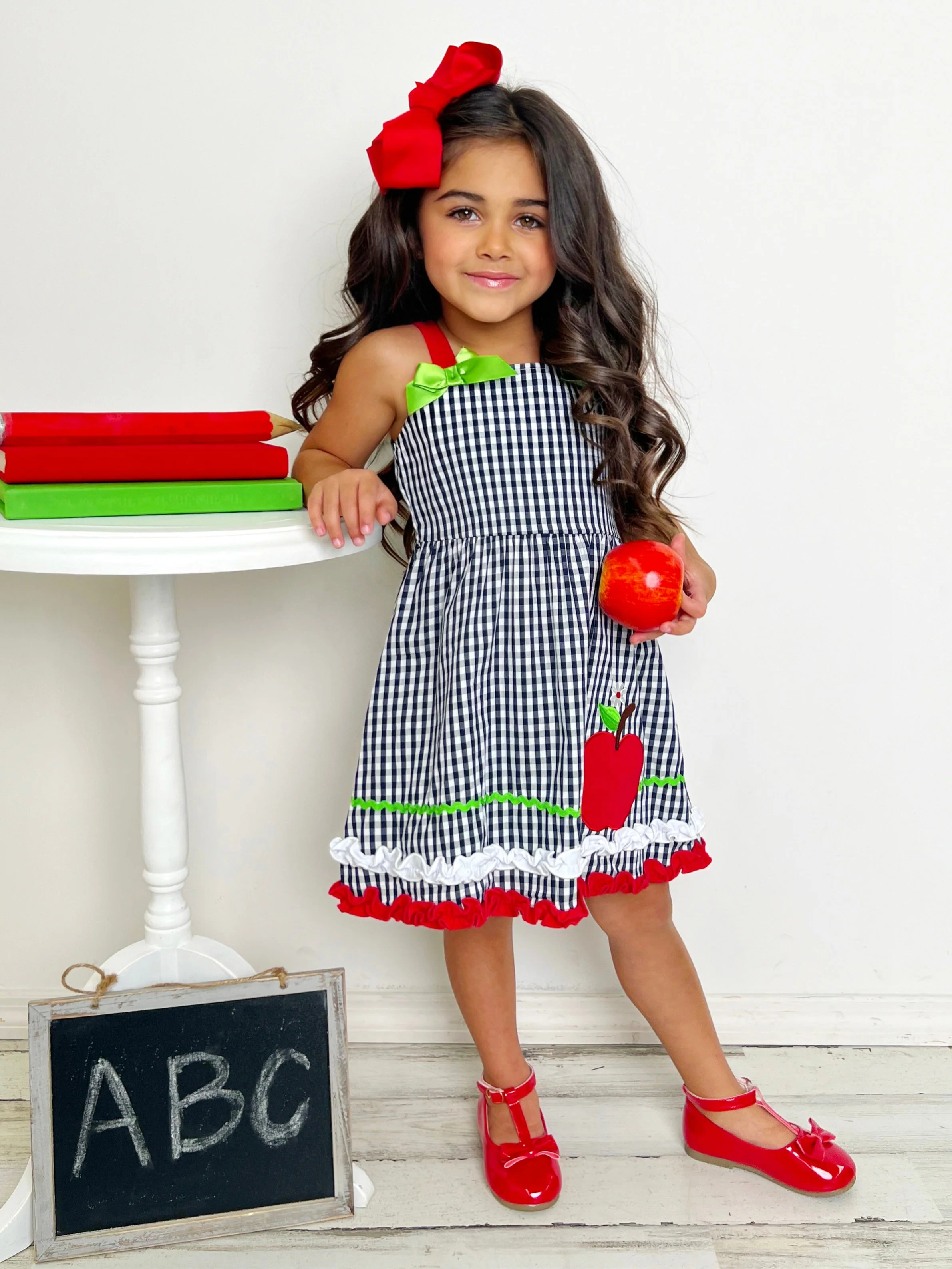 Preschool Ready Gingham Dress - Image 5