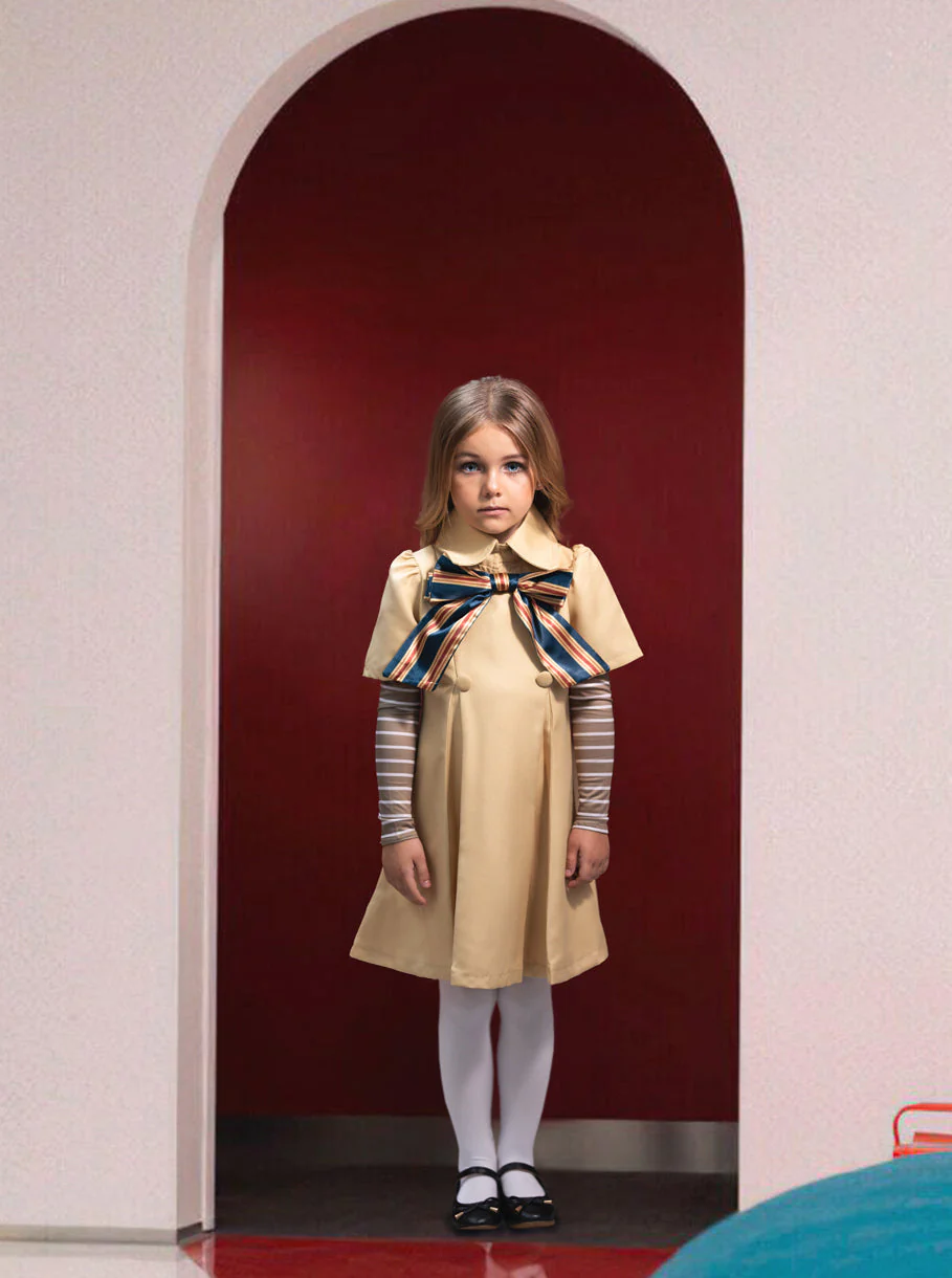 Girls My M3GAN Robot Doll Costume Dress with Arm Sleeves - Image 8