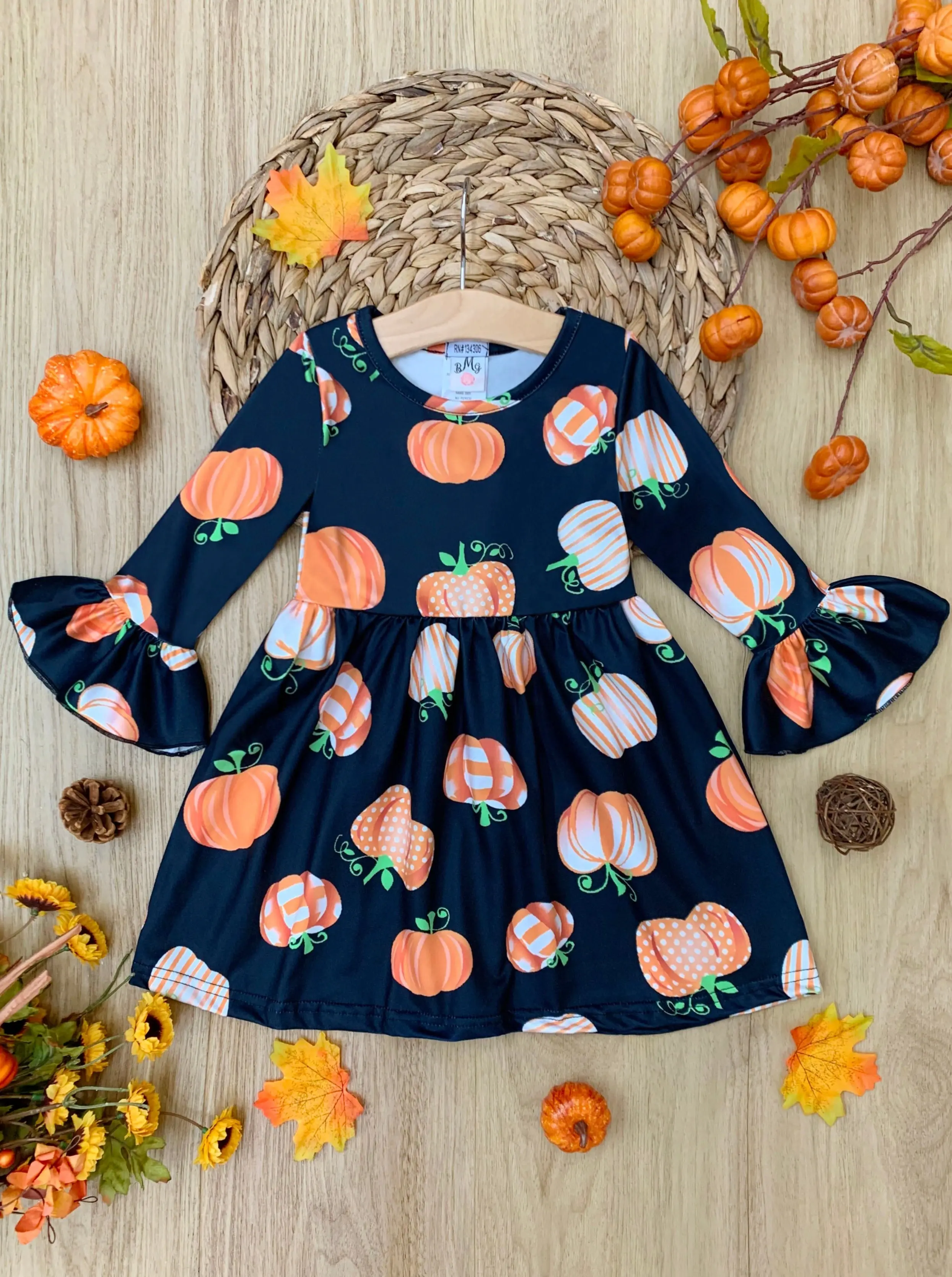 Blessed and Pumpkin Obsessed Dress - Image 3