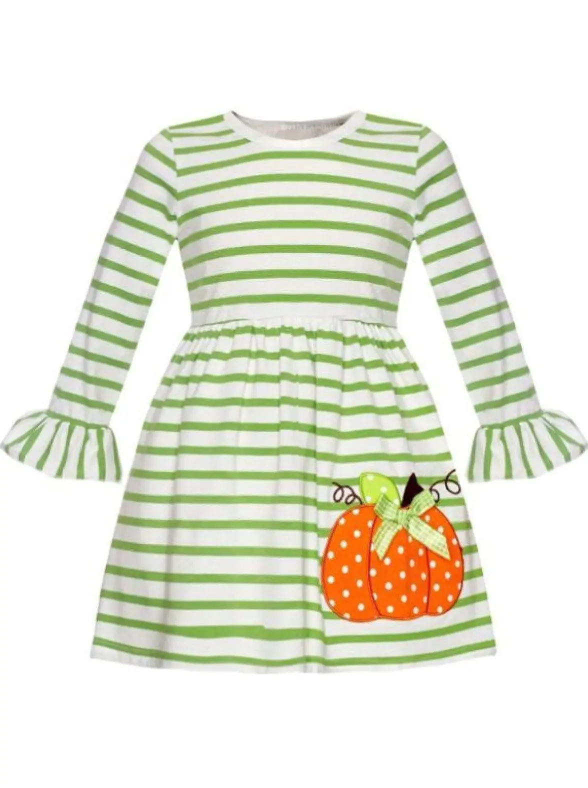Stay Precious Striped Pumpkin Dress - Image 2