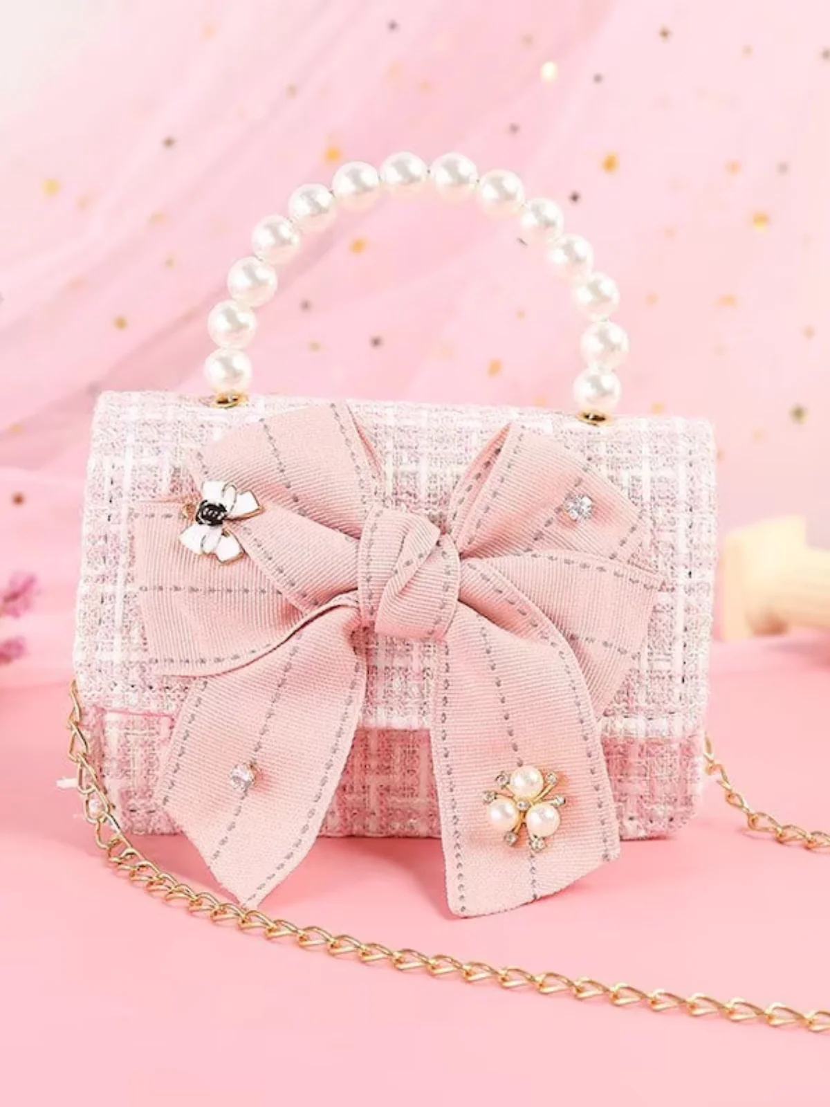 Teatime With Mommy Tweed Handbag - Image 2