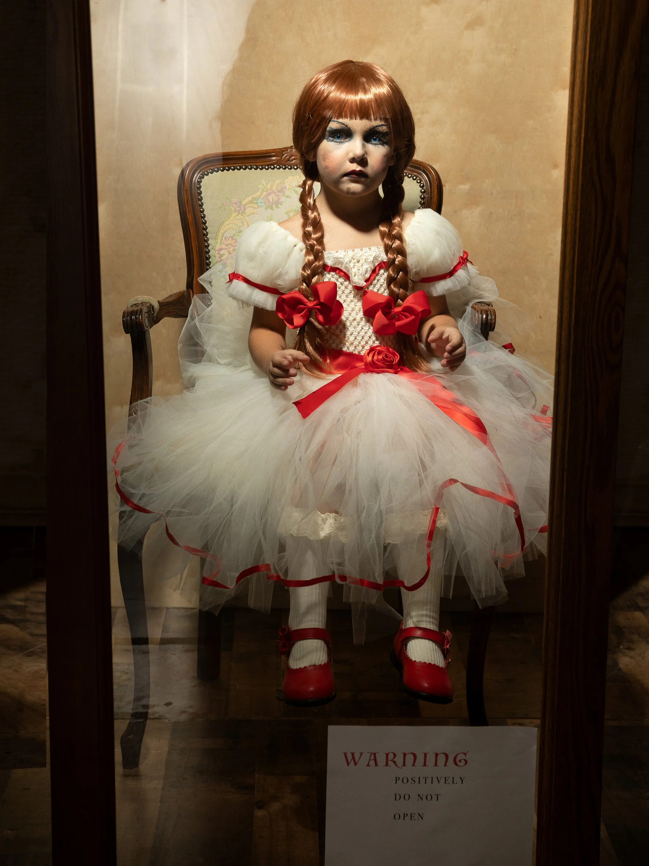 Girls Haunted Doll Inspired Tutu Costume Dress - Image 4