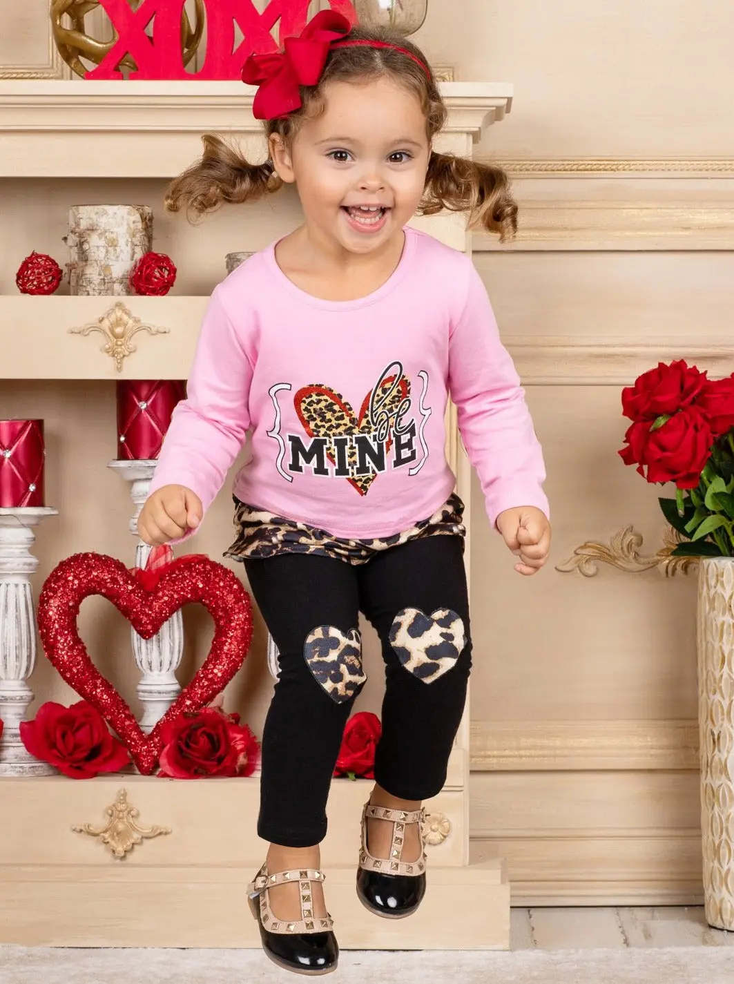 Be Mine Patched Legging Set - Image 2