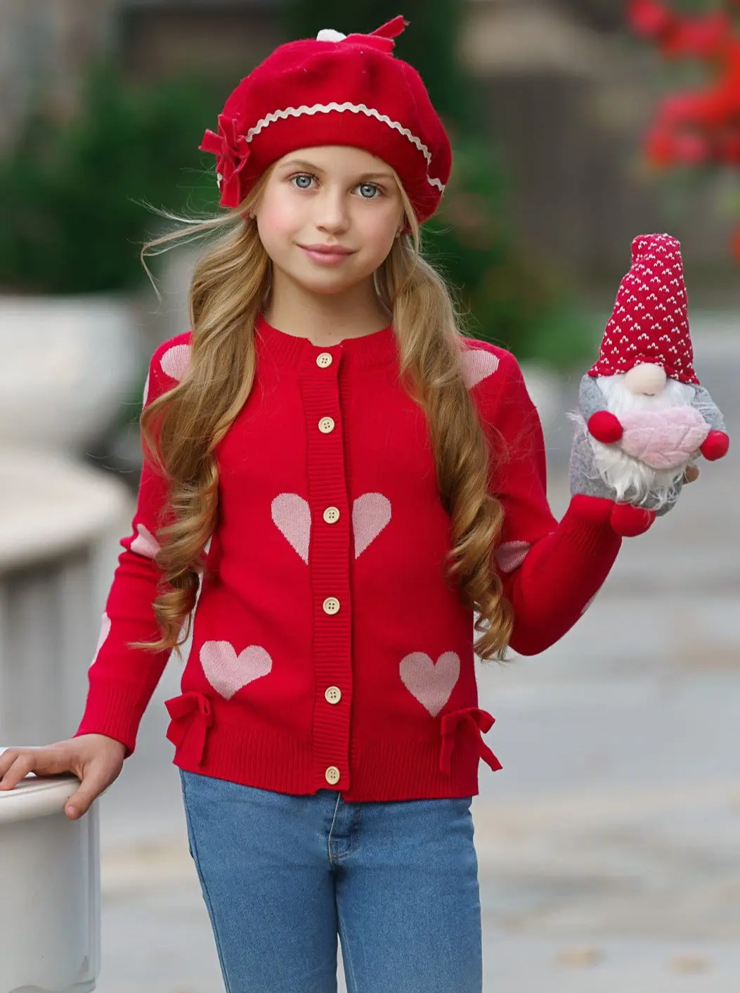 Forever In Love Cardigan and Jeans Set - Image 2