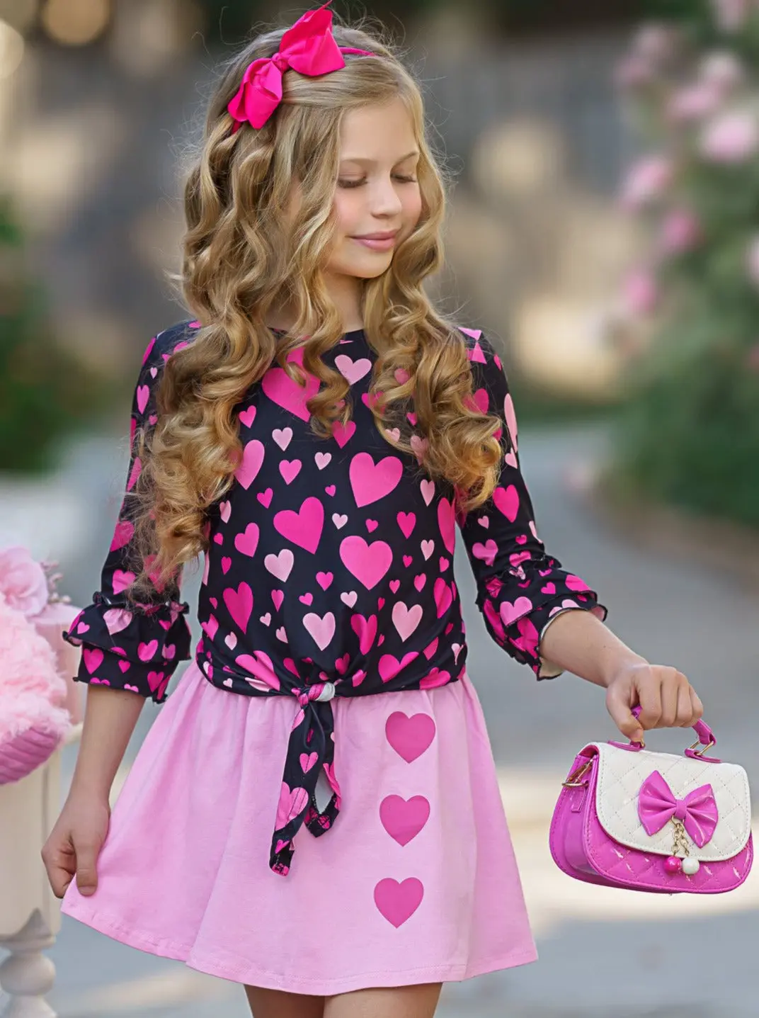 It's Raining Hearts Skirt Set - Image 2