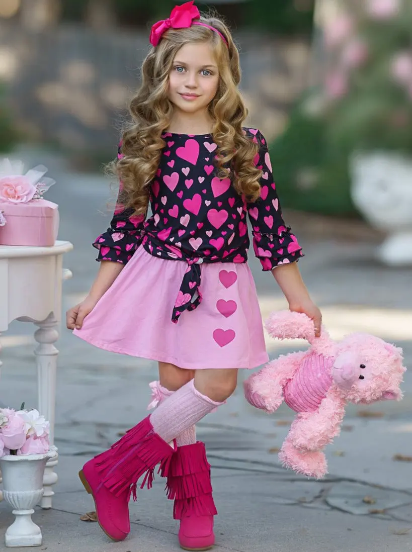 It's Raining Hearts Skirt Set - Image 3