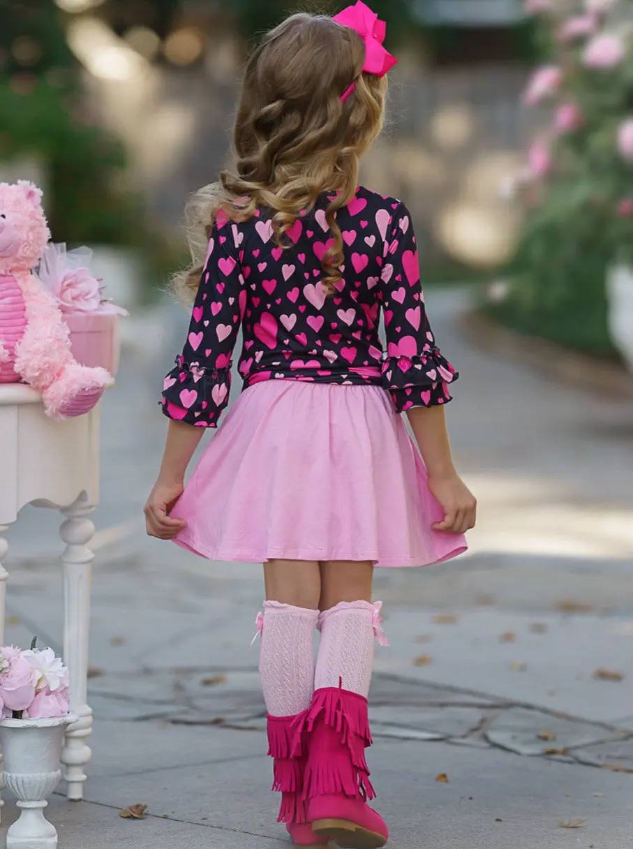 It's Raining Hearts Skirt Set - Image 4