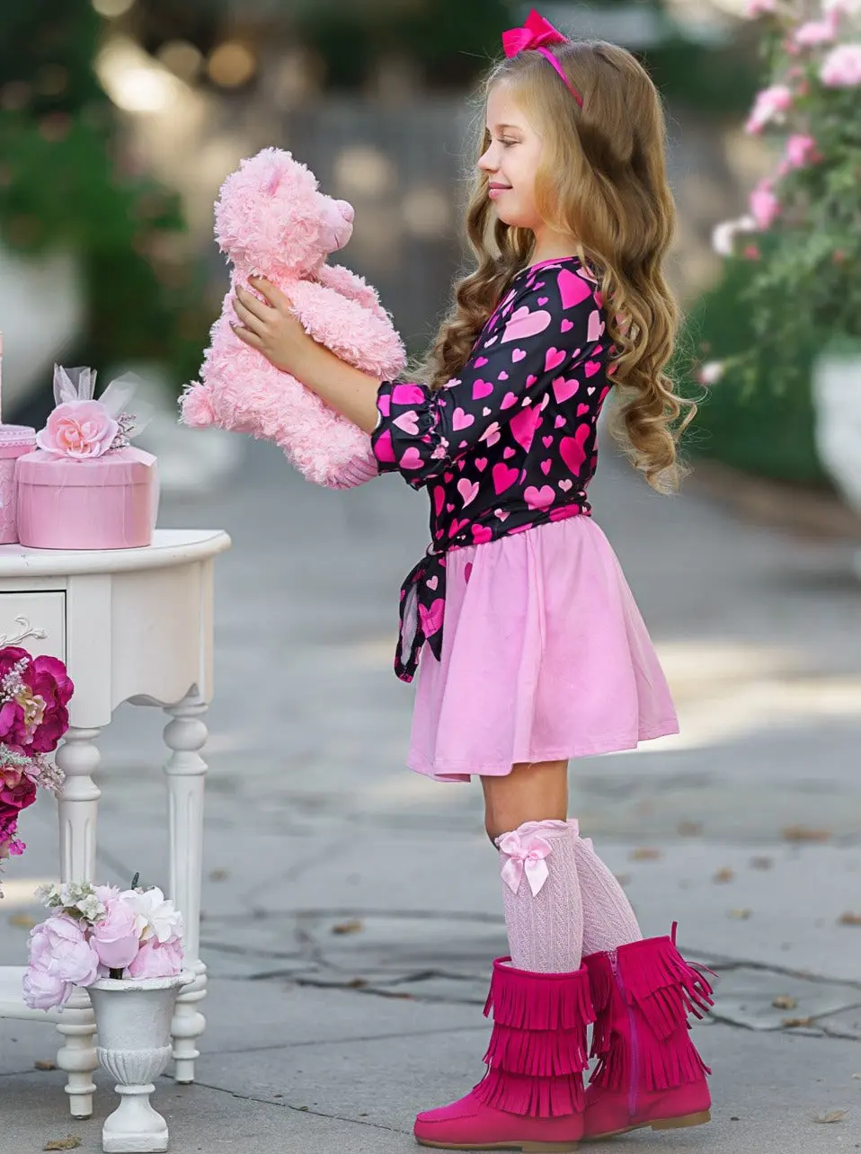 It's Raining Hearts Skirt Set - Image 5