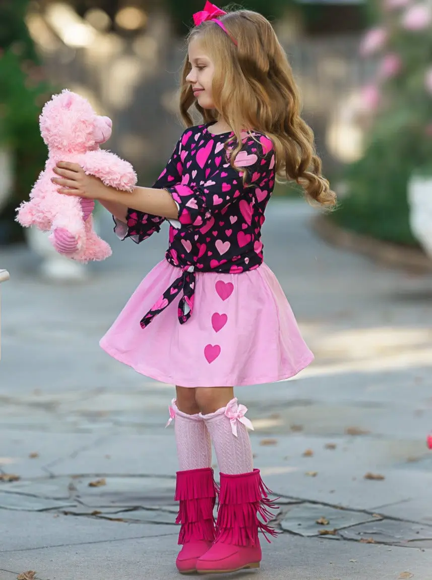 It's Raining Hearts Skirt Set - Image 6