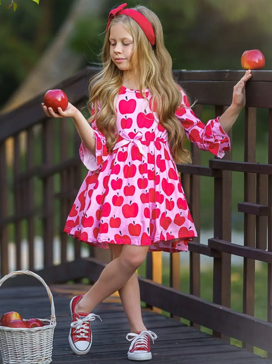 Apple Vision Hi-Lo Ruffle Dress - Image 2