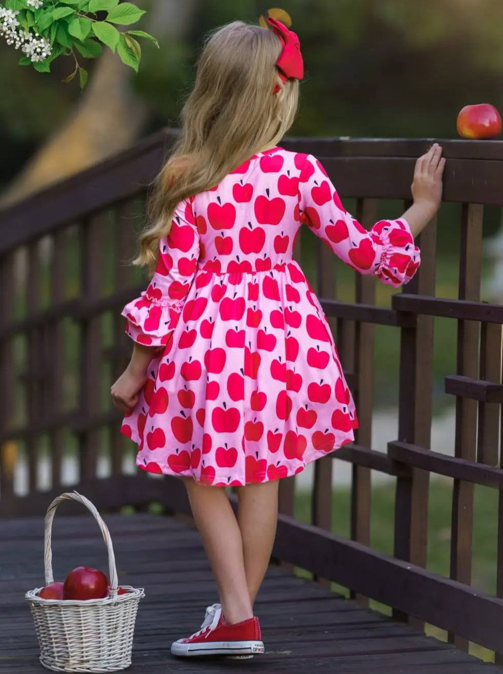 Apple Vision Hi-Lo Ruffle Dress - Image 3