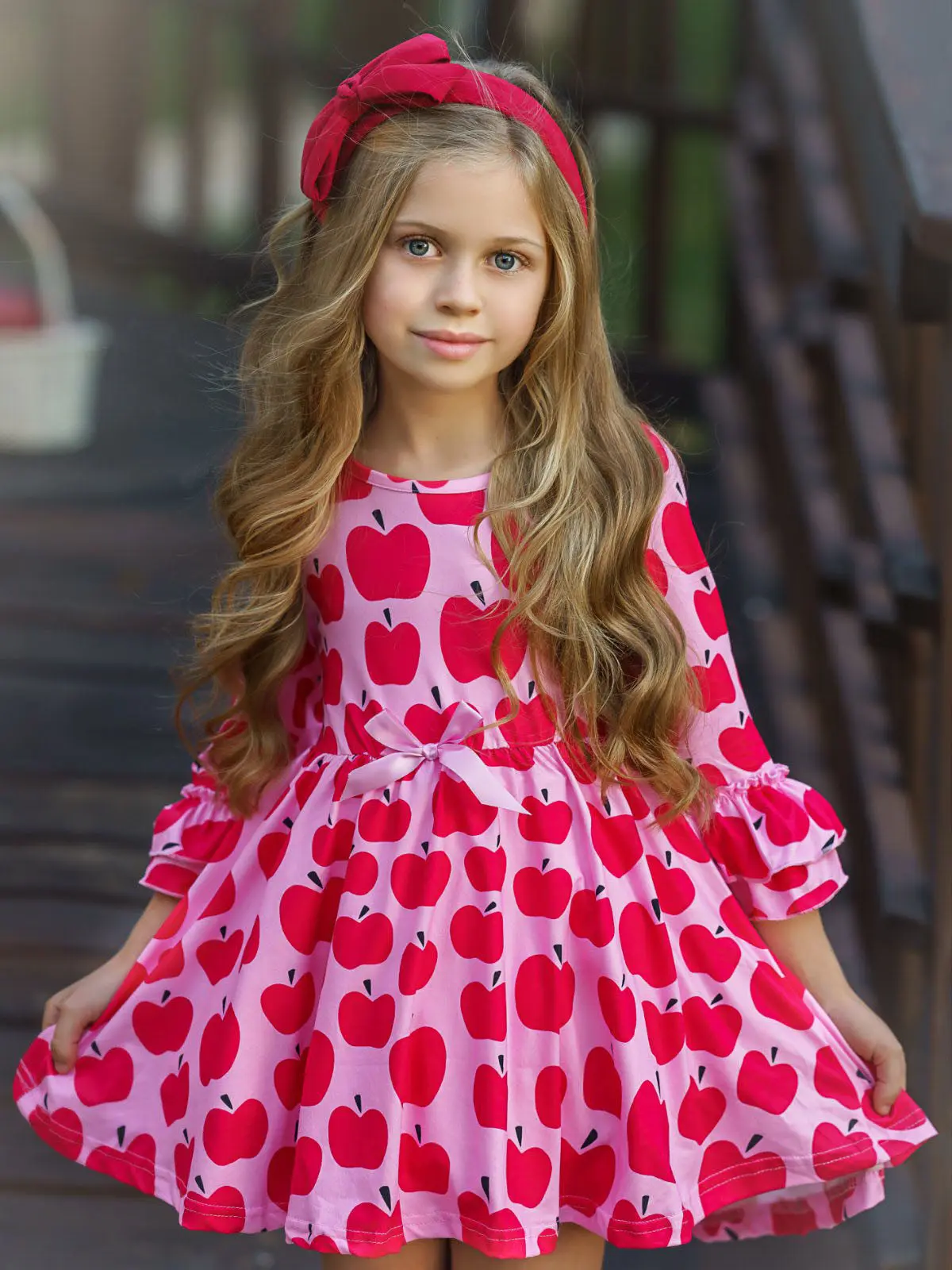 Apple Vision Hi-Lo Ruffle Dress - Image 4