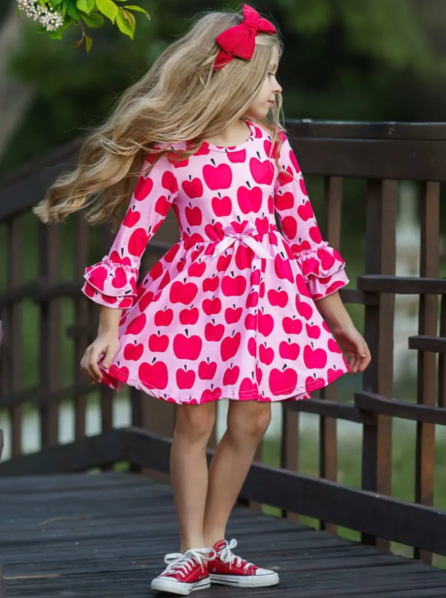 Apple Vision Hi-Lo Ruffle Dress - Image 5
