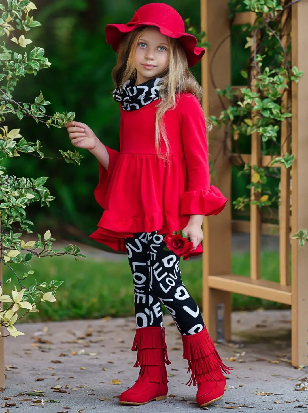 Make You Mine Tunic, Scarf and Legging Set - Image 2