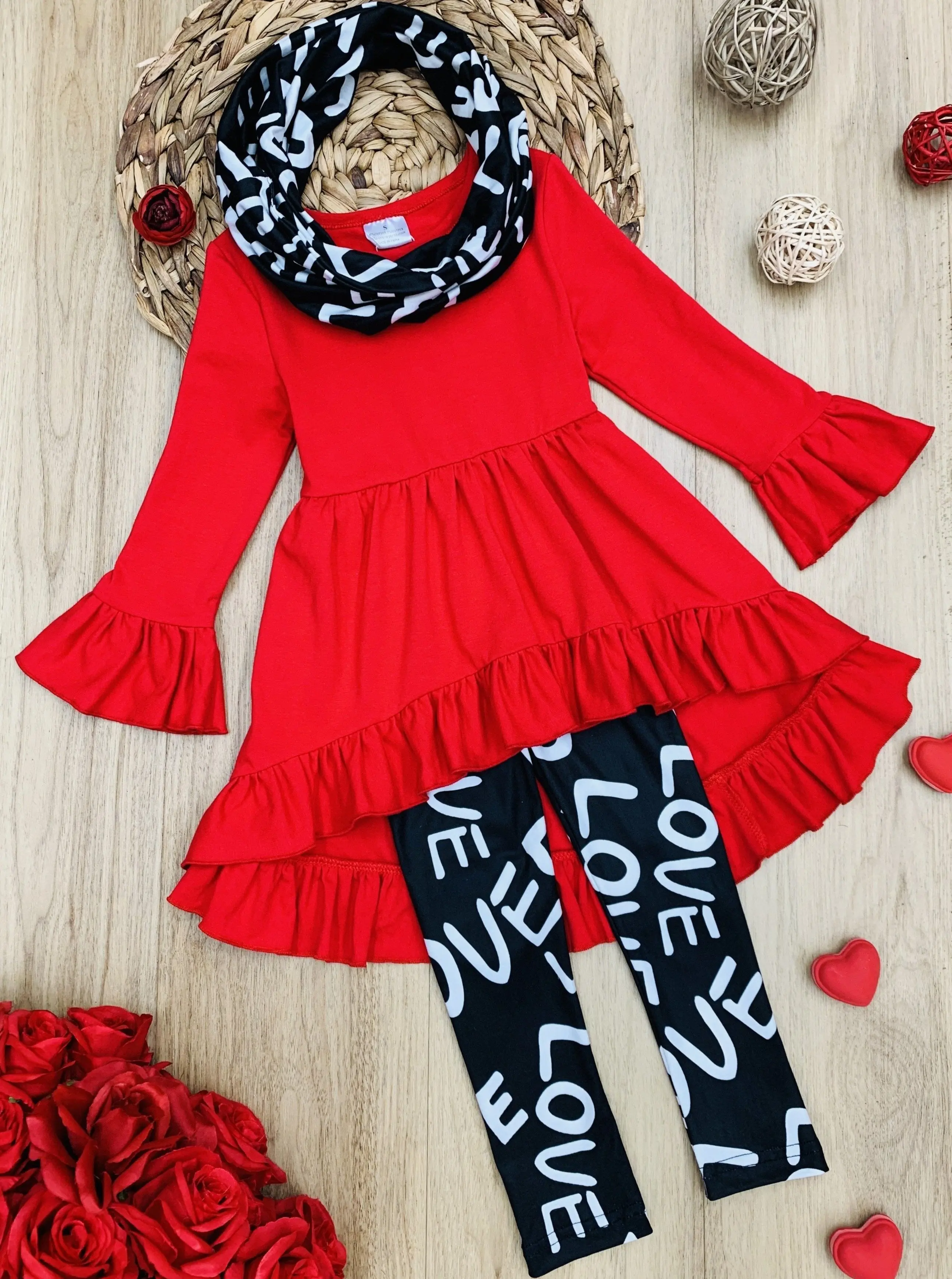 Make You Mine Tunic, Scarf and Legging Set - Image 3