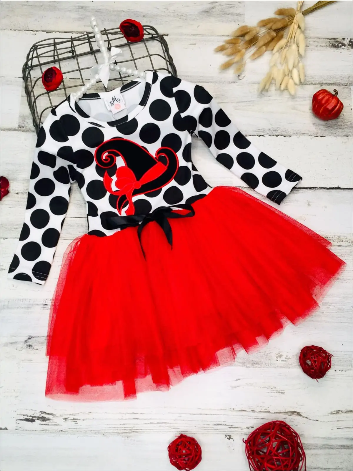 Be Witched Polka Dot Tutu Dress - Image 3