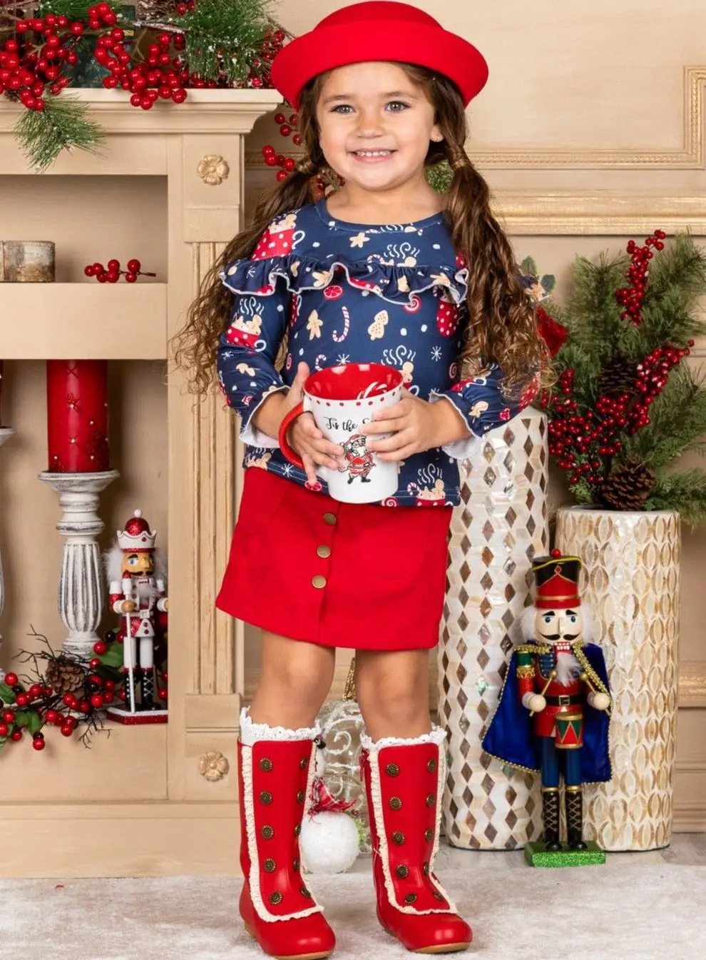 Sweet Winter Treats Pocket Skirt Set - Image 6